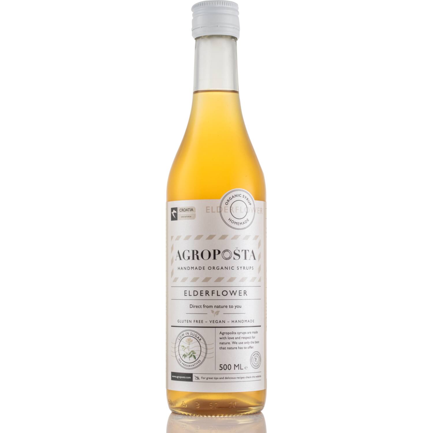 Agropošta vlierbloesemsiroop BIO 500ml