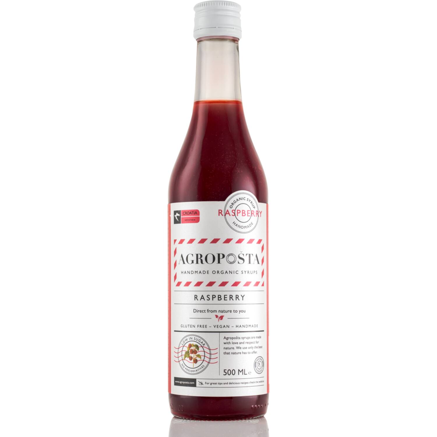 Agropošta frambozensiroop BIO 500ml