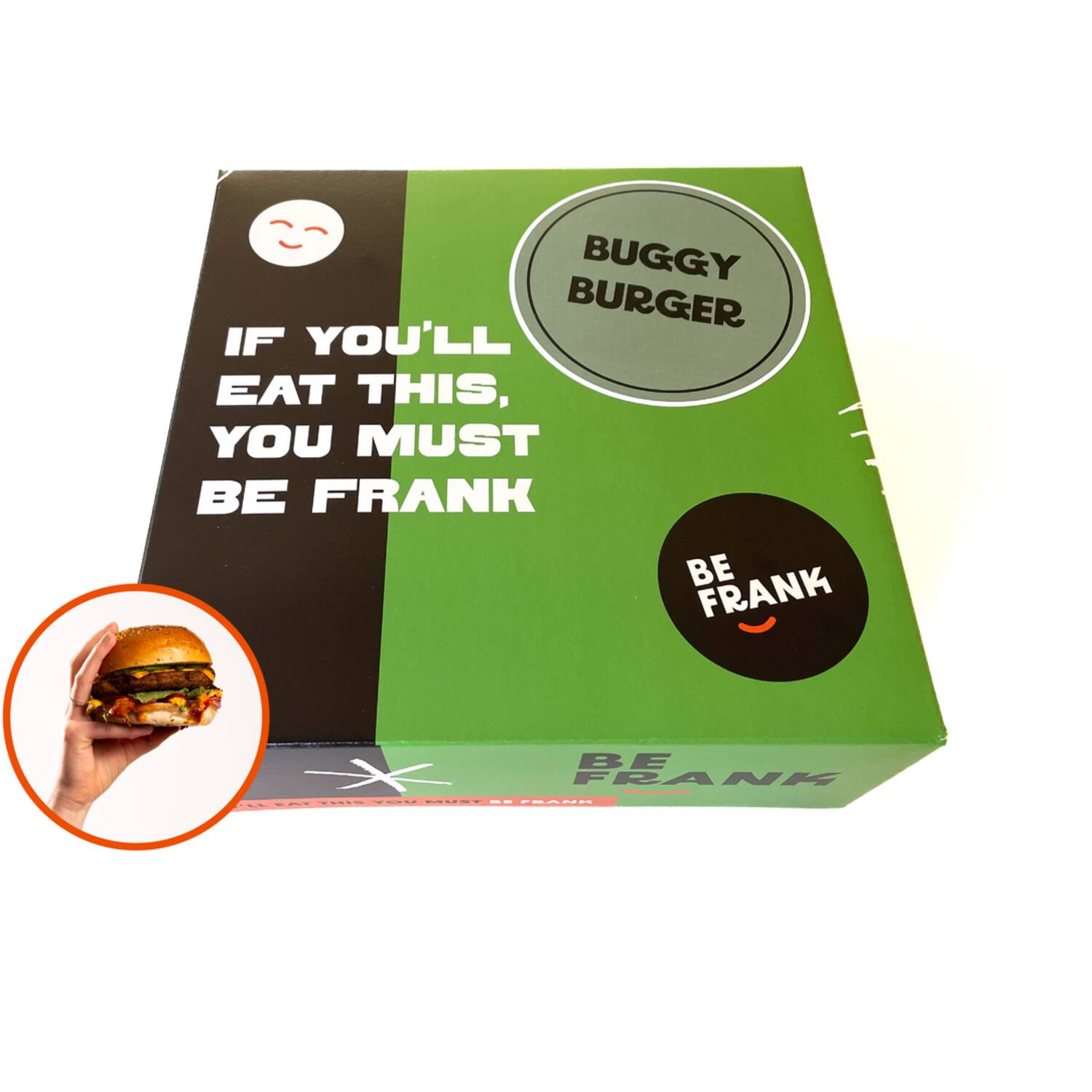 Be Frank Bug based burger insecteneiwit 20x90g