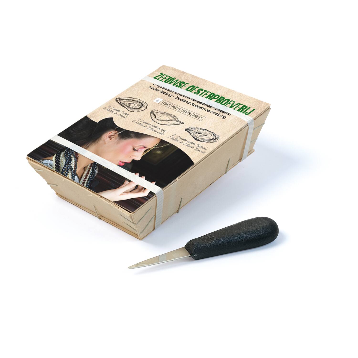 Vette & Verhaart Zeeuwse Oesterproeverij 4stx3 soorten + mes
