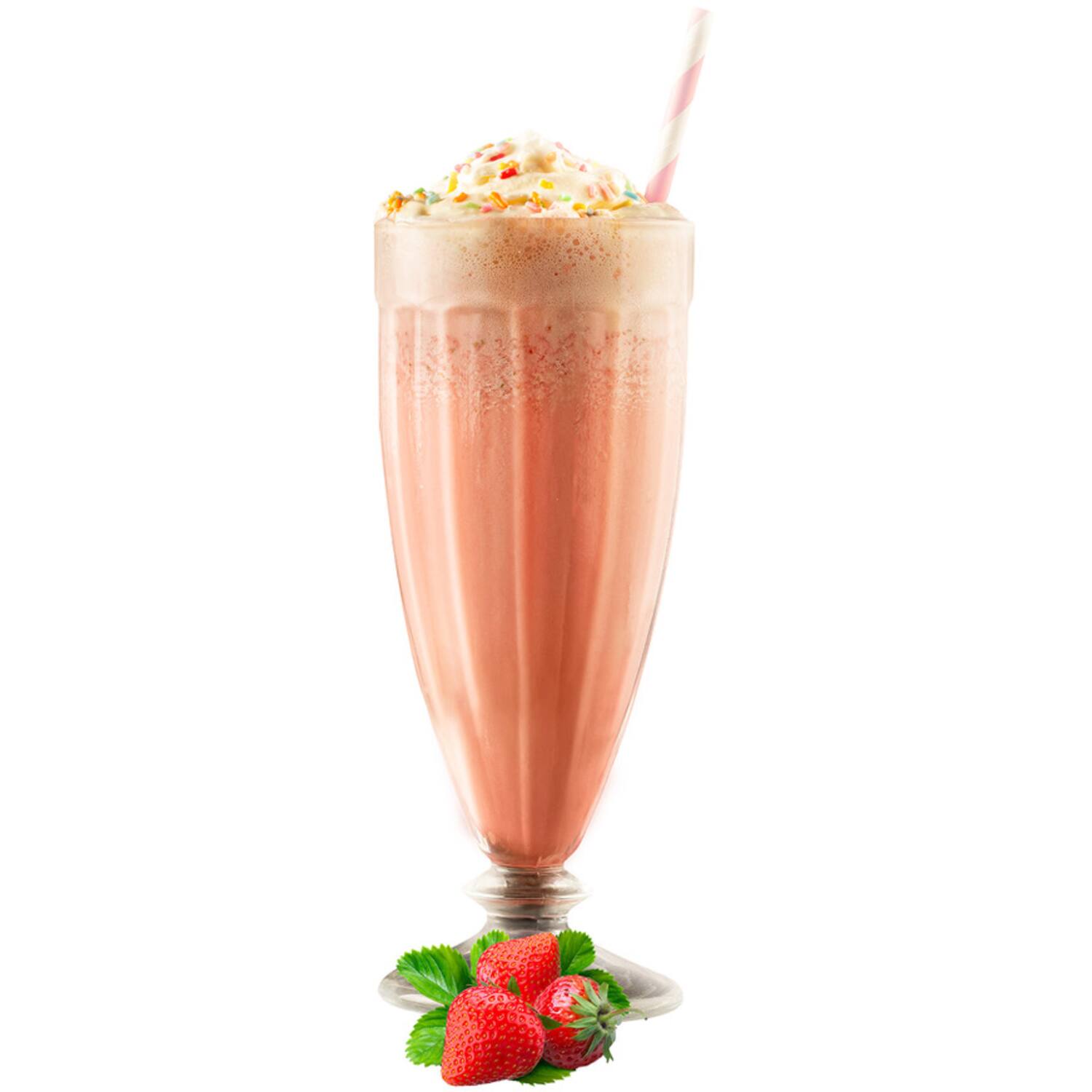 WOW milkshake aardbei 33x150g