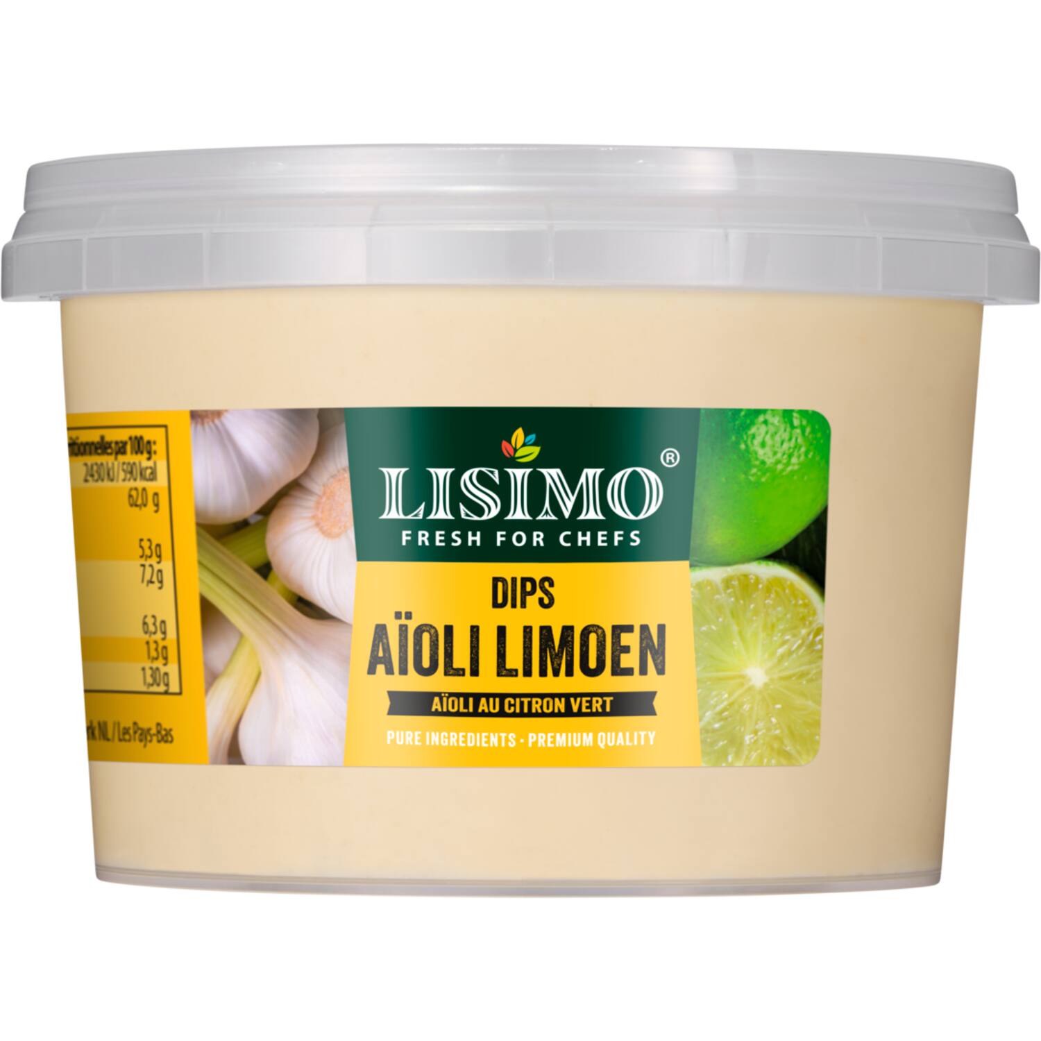 Lisimo aïoli limoen 220g