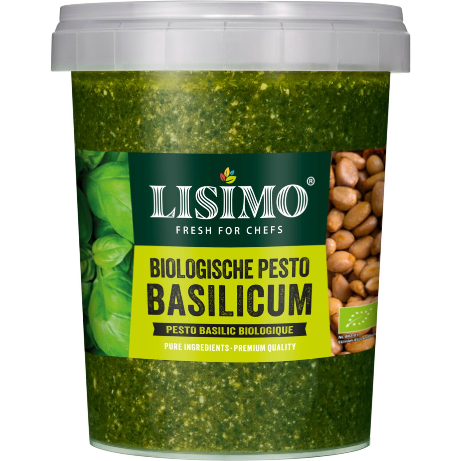 Lisimo pesto basilicum BIO 450g