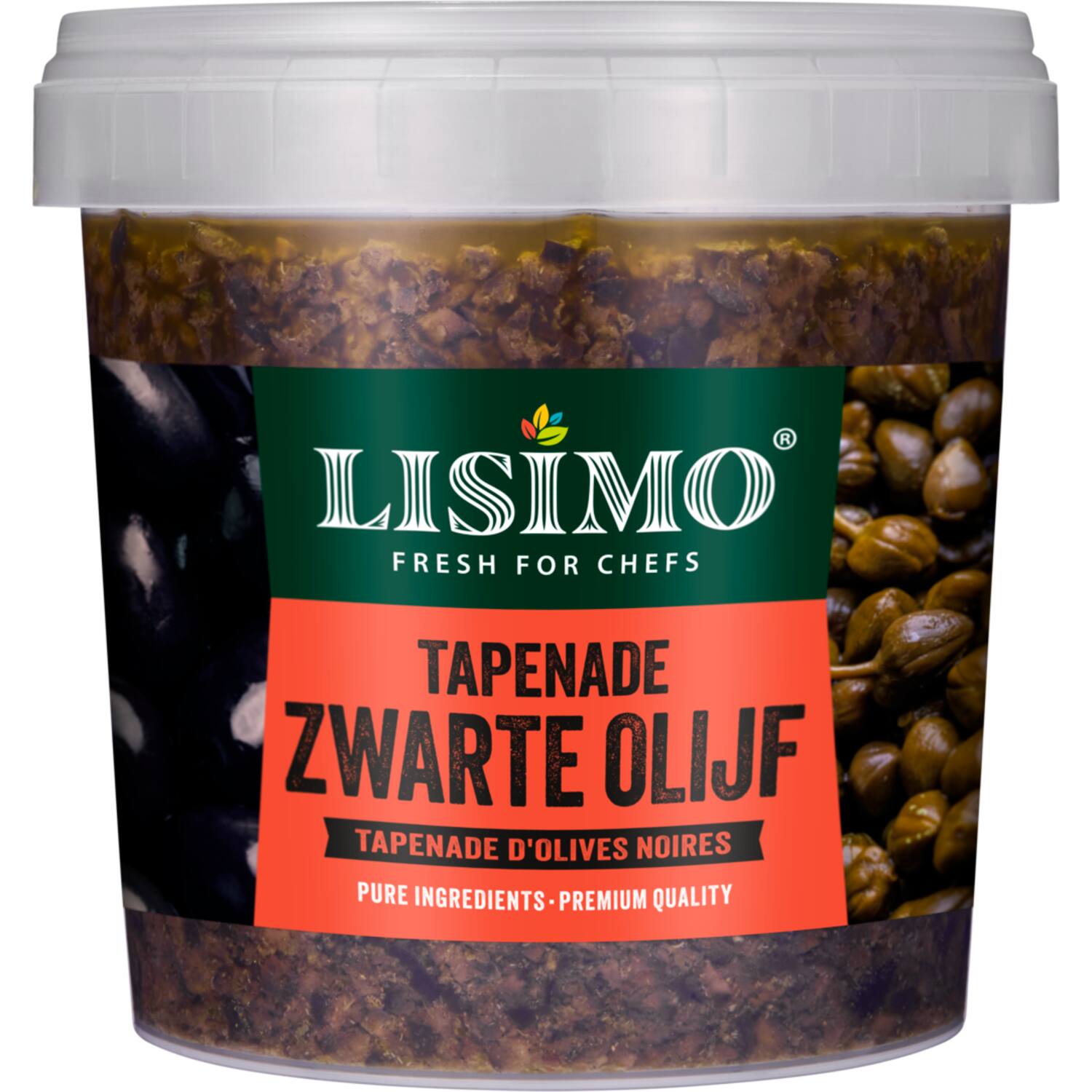 Lisimo tapenade zwarte olijf 1kg