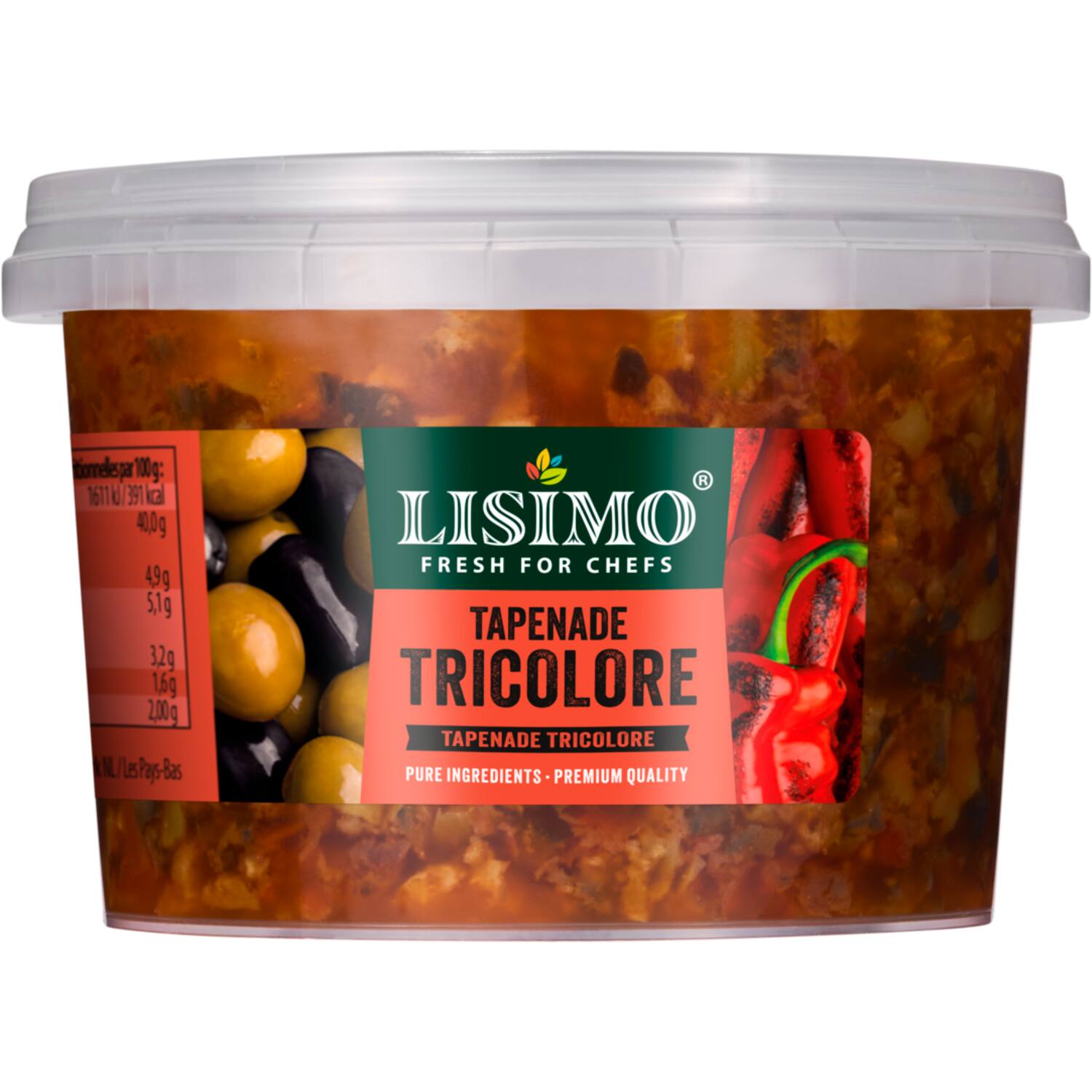 Lisimo tapenade tricolore 250g