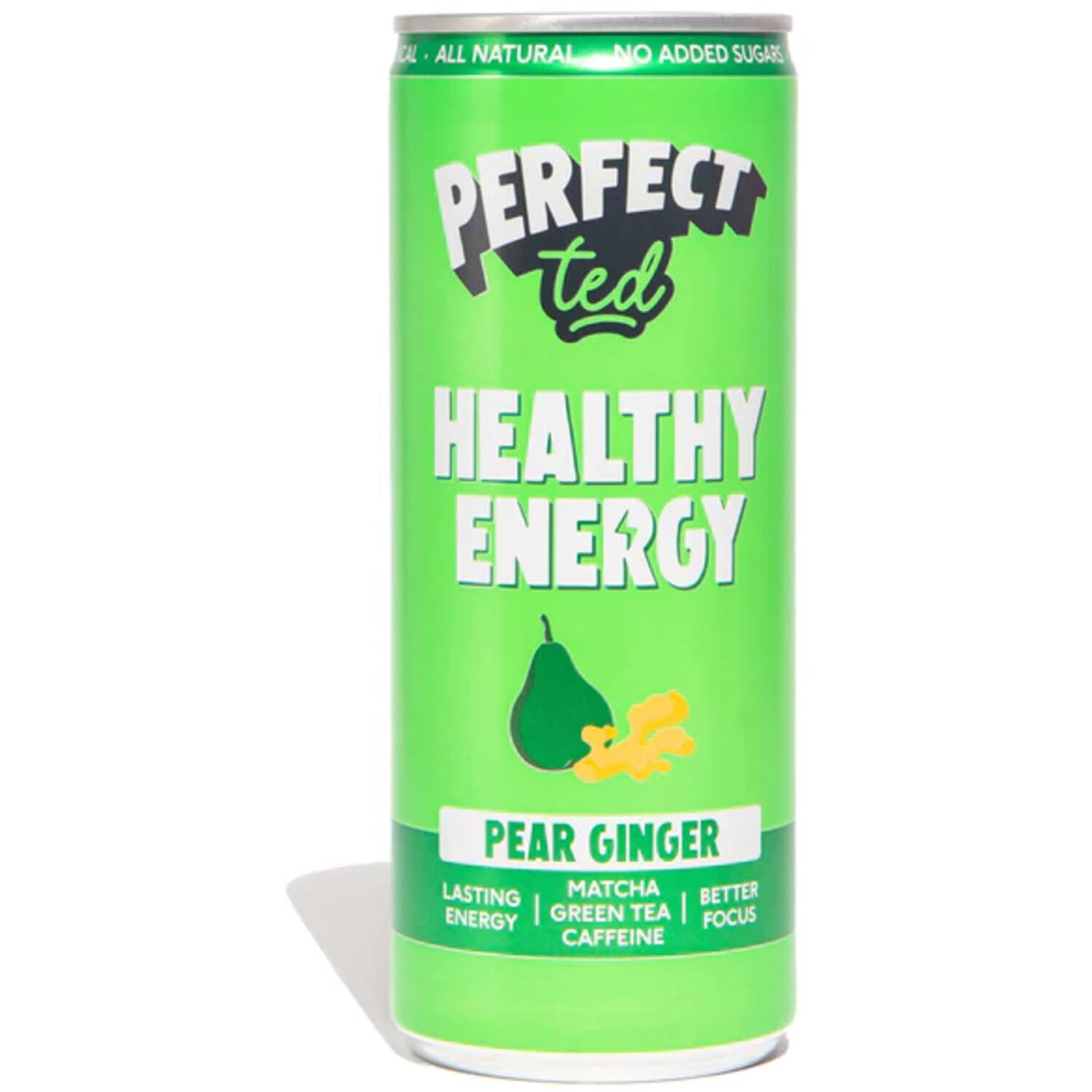 PerfectTed matcha energy peer gember 12x250ml