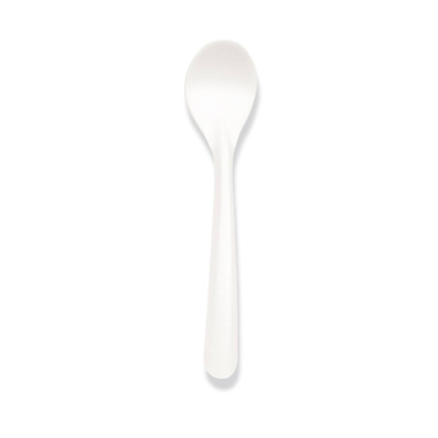 Folia dessertlepels herbruikbaar CPLA 14,5cm wit 20x50st