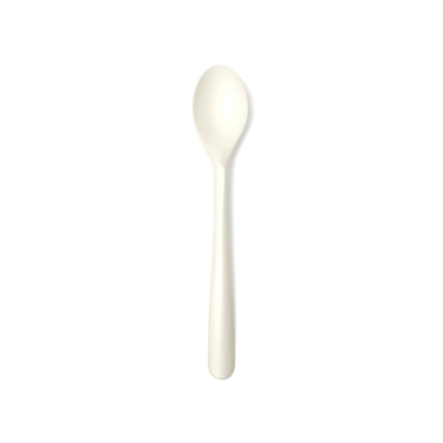 Folia lepels herbruikbaar CPLA 19cm wit 20x50st