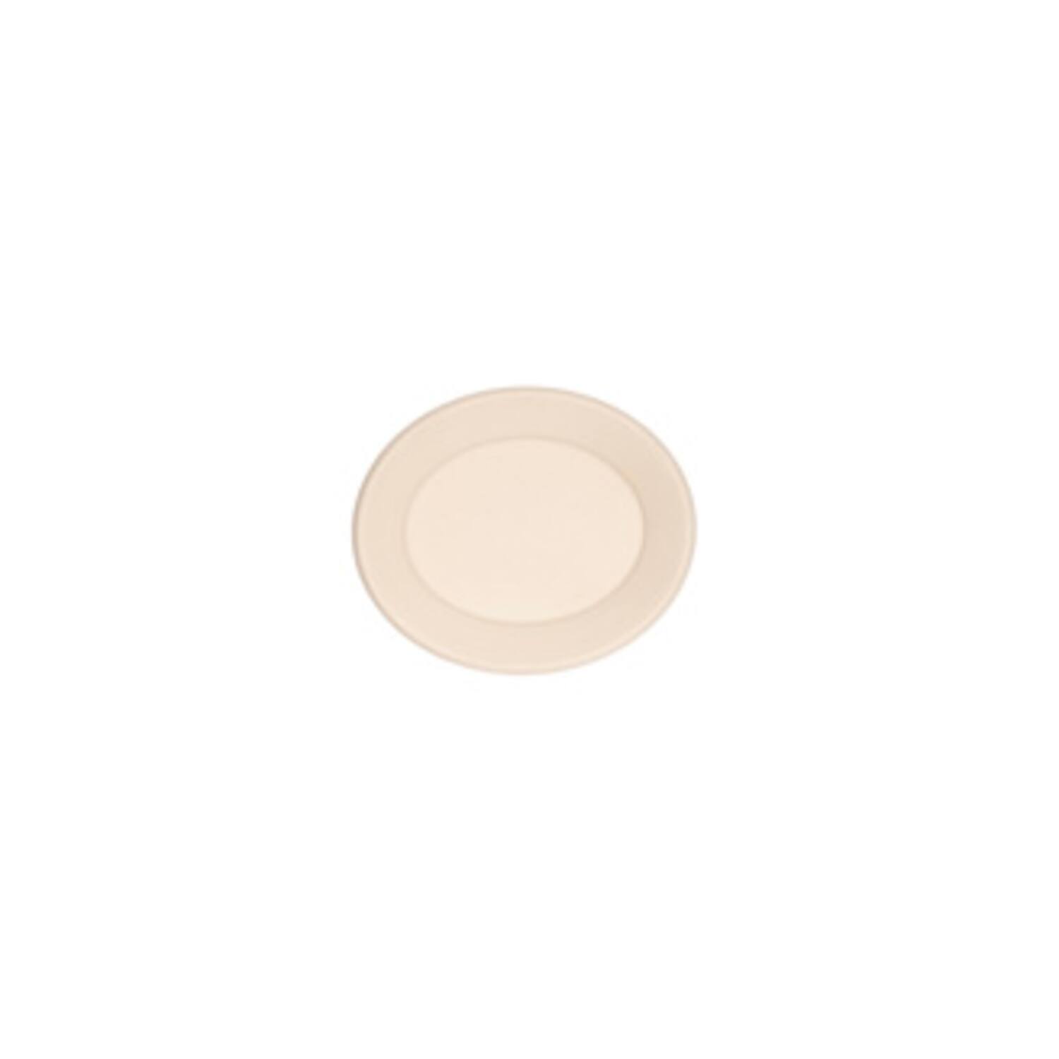 Folia borden ovaal suikerriet 16x19cm beige 10x50st