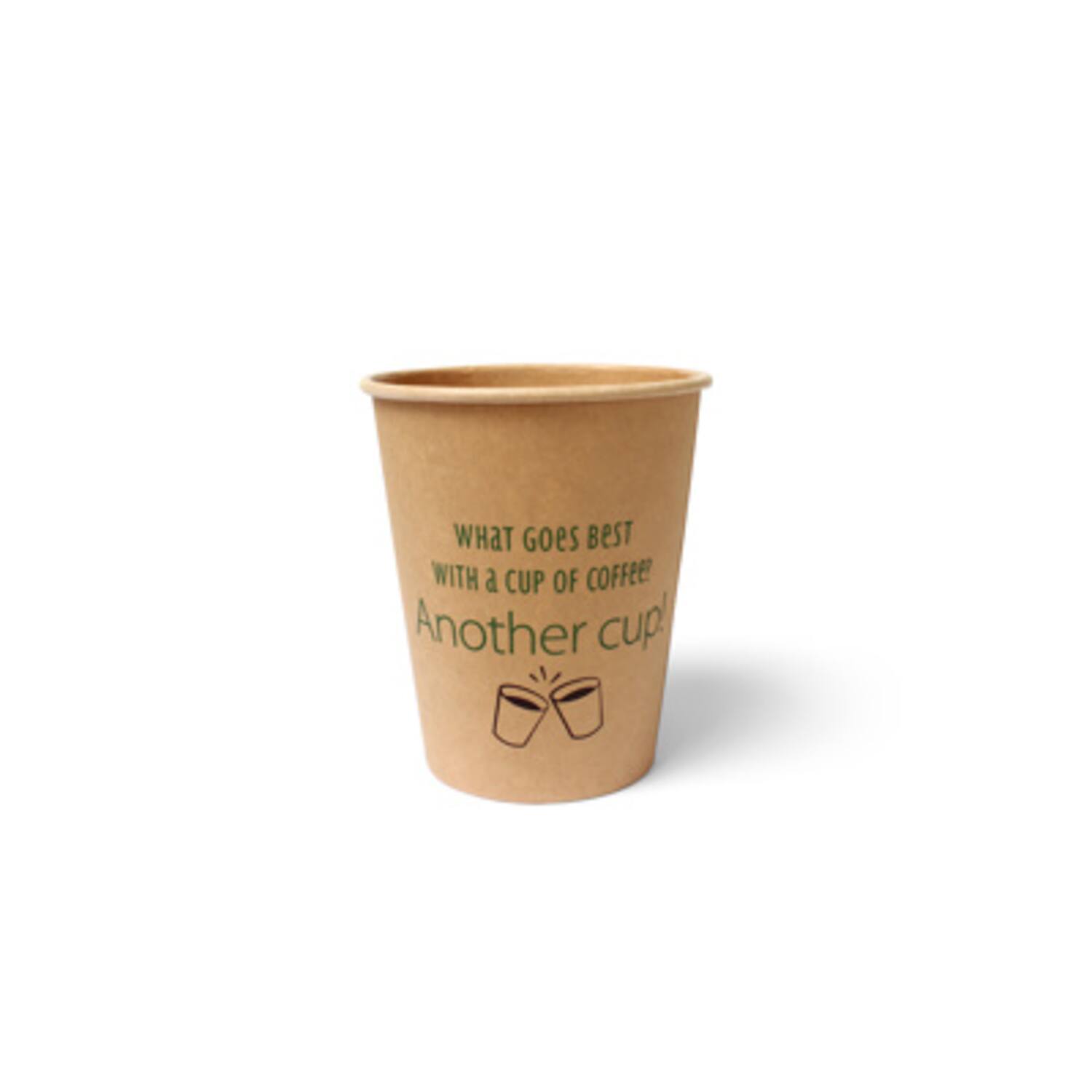 100% Fair koffiebekers 237ml karton Ø8x9,2cm bruin 20x50st