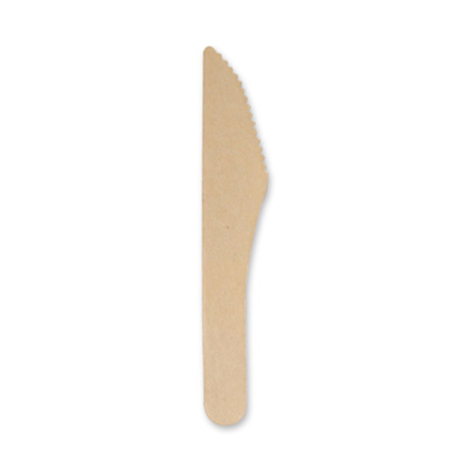 Kraft messen papier 15,9cm bruin 10x50st