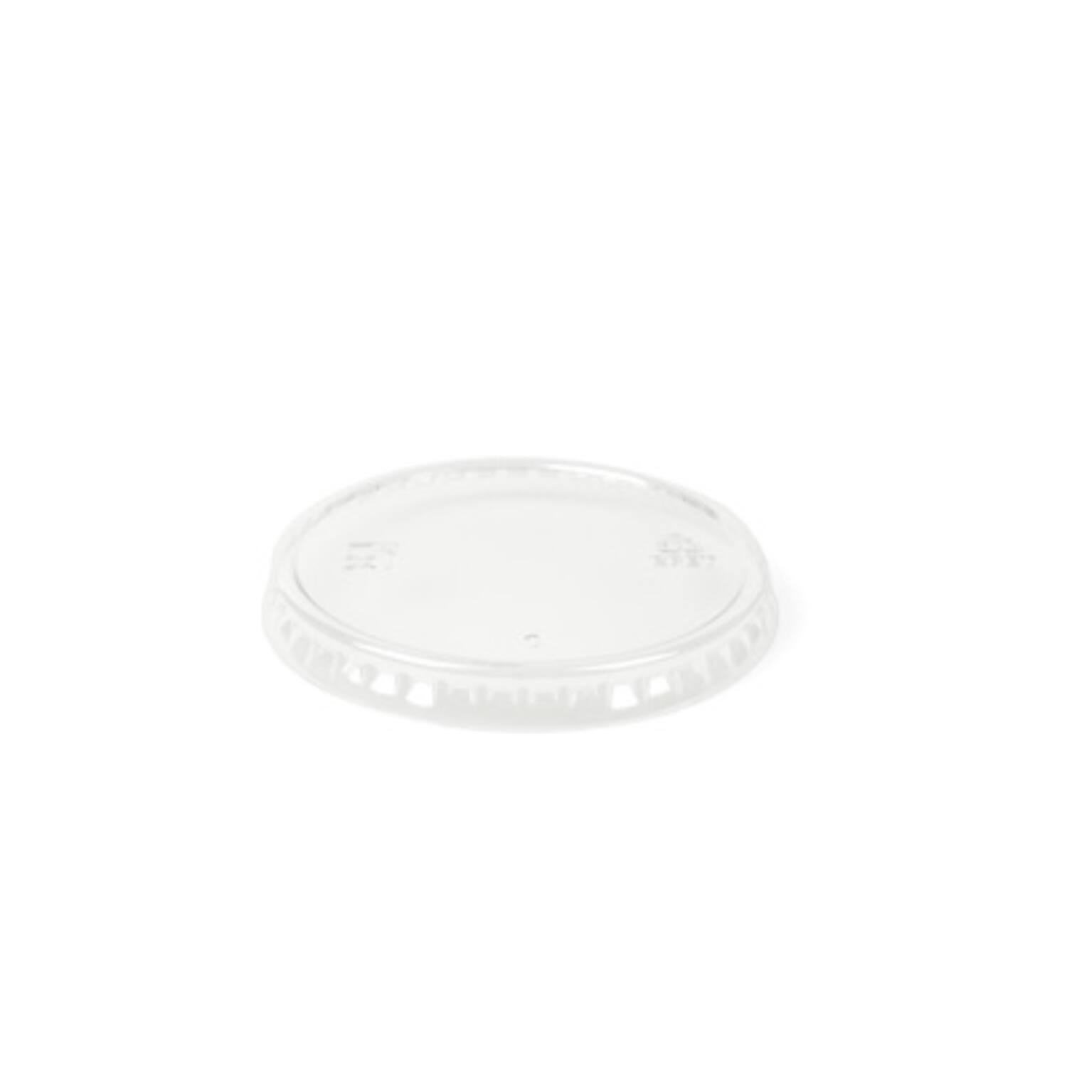 Kraft deksels voor sausbakjes/koffiebekers Ø7cm 20x50st