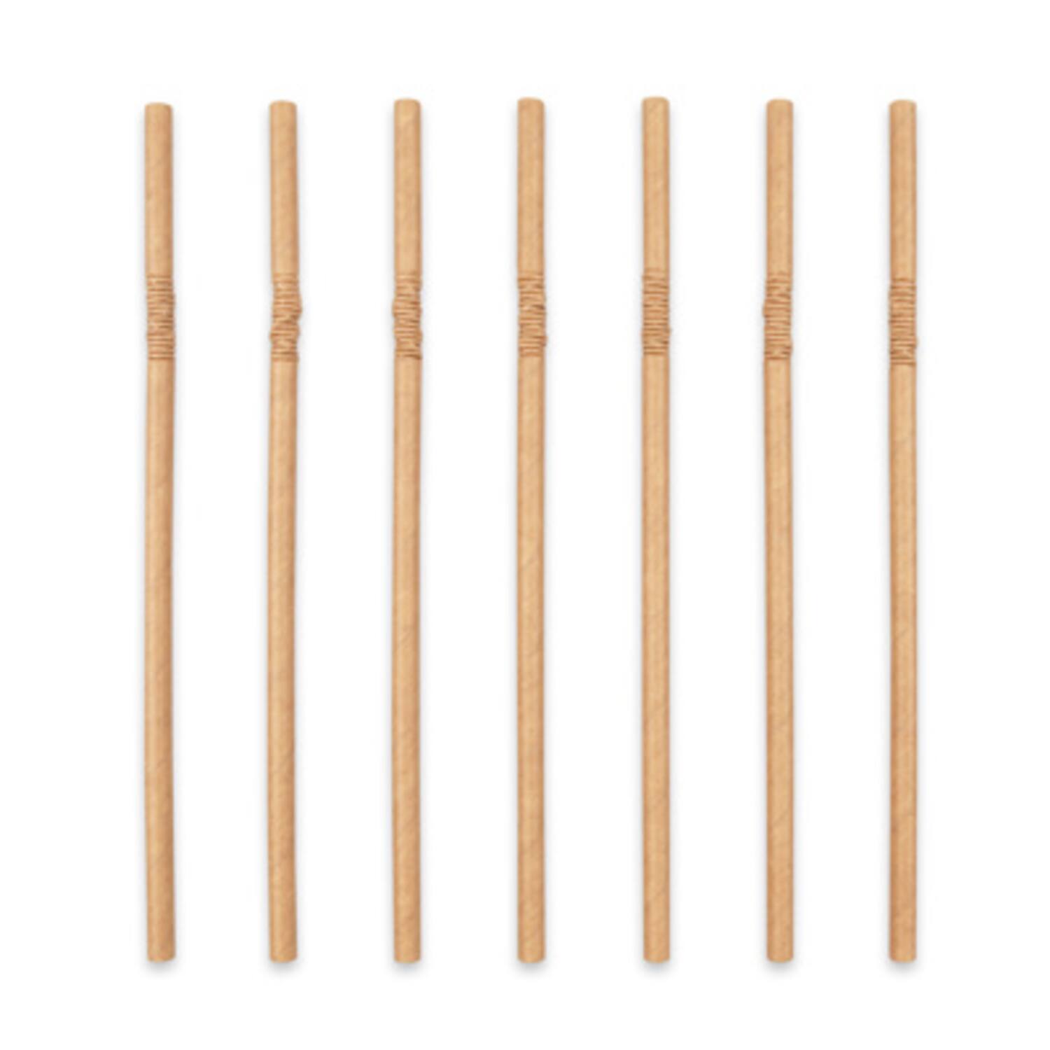 Kraft buigrietjes papier Ø6mmx24cm bruin 20x200st