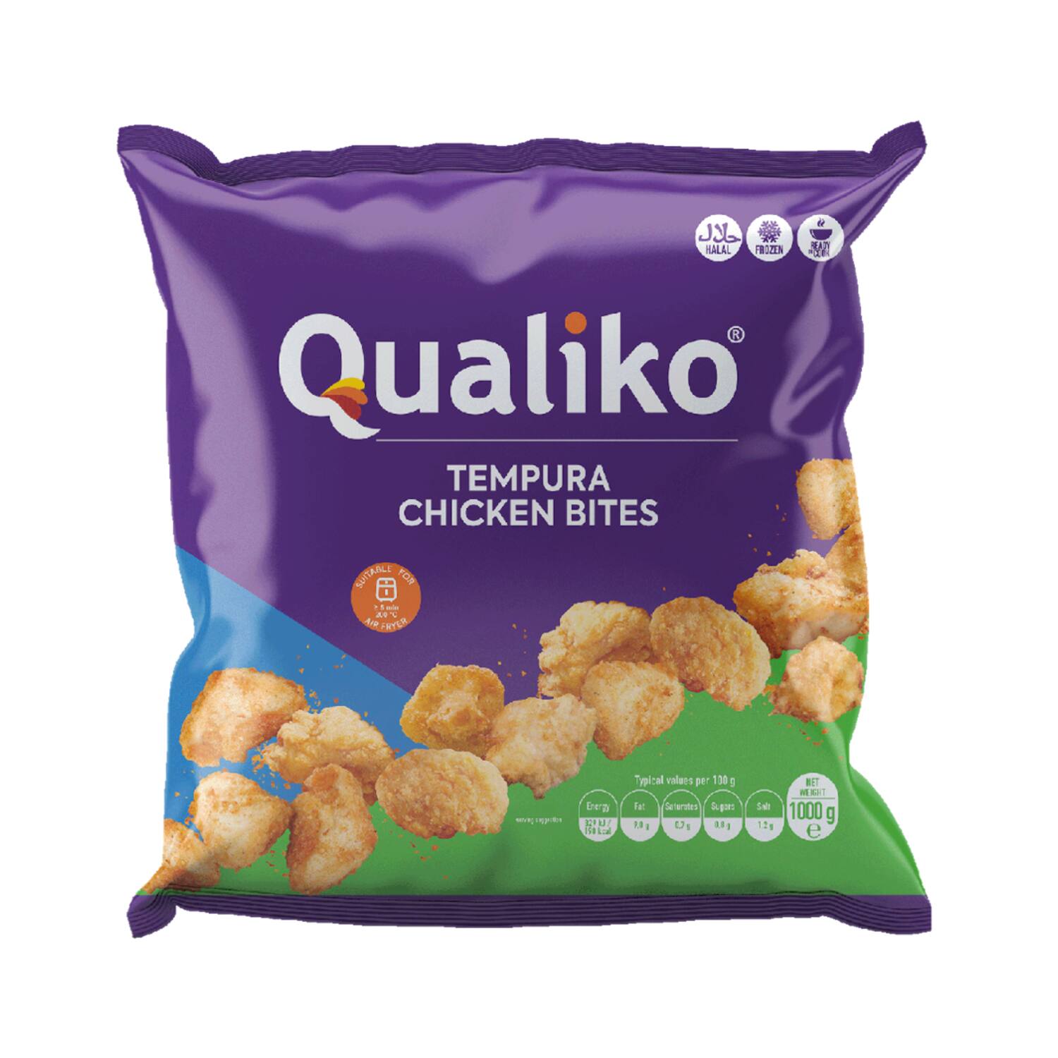 Qualiko kip bites tempura 10x1kg
