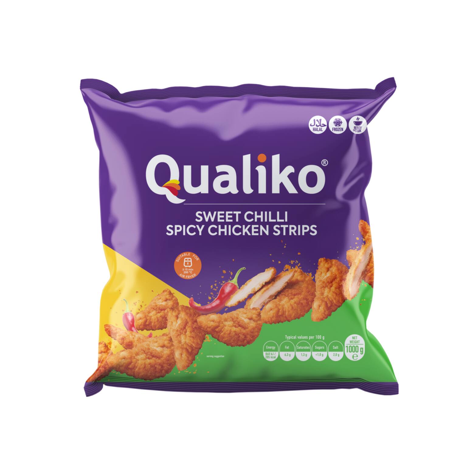 Qualiko kip goujons sweet & chili 10x1kg