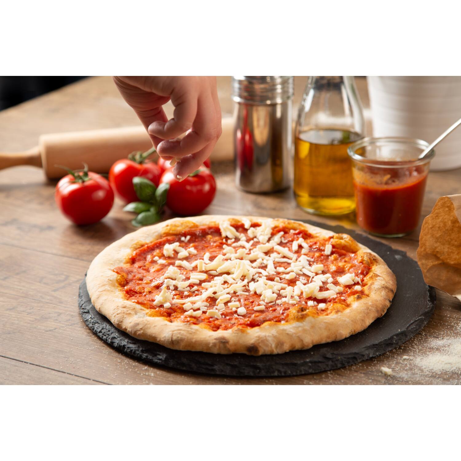 DeegMeesters pizzabodem zuurdesem nonna rosso 30cm 16x320g