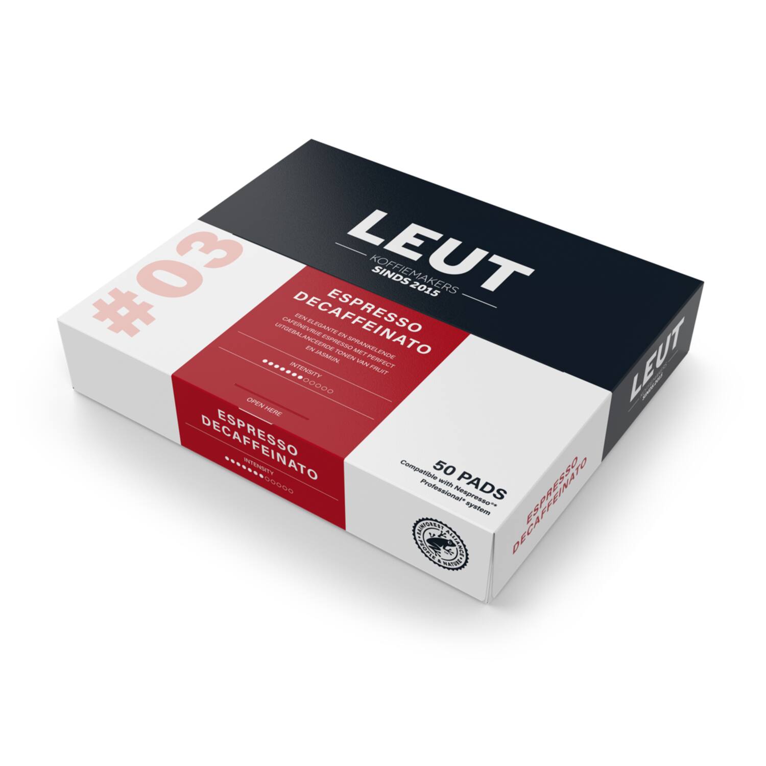 LEUT Pro koffie discs decaffeinato #03 6x50st