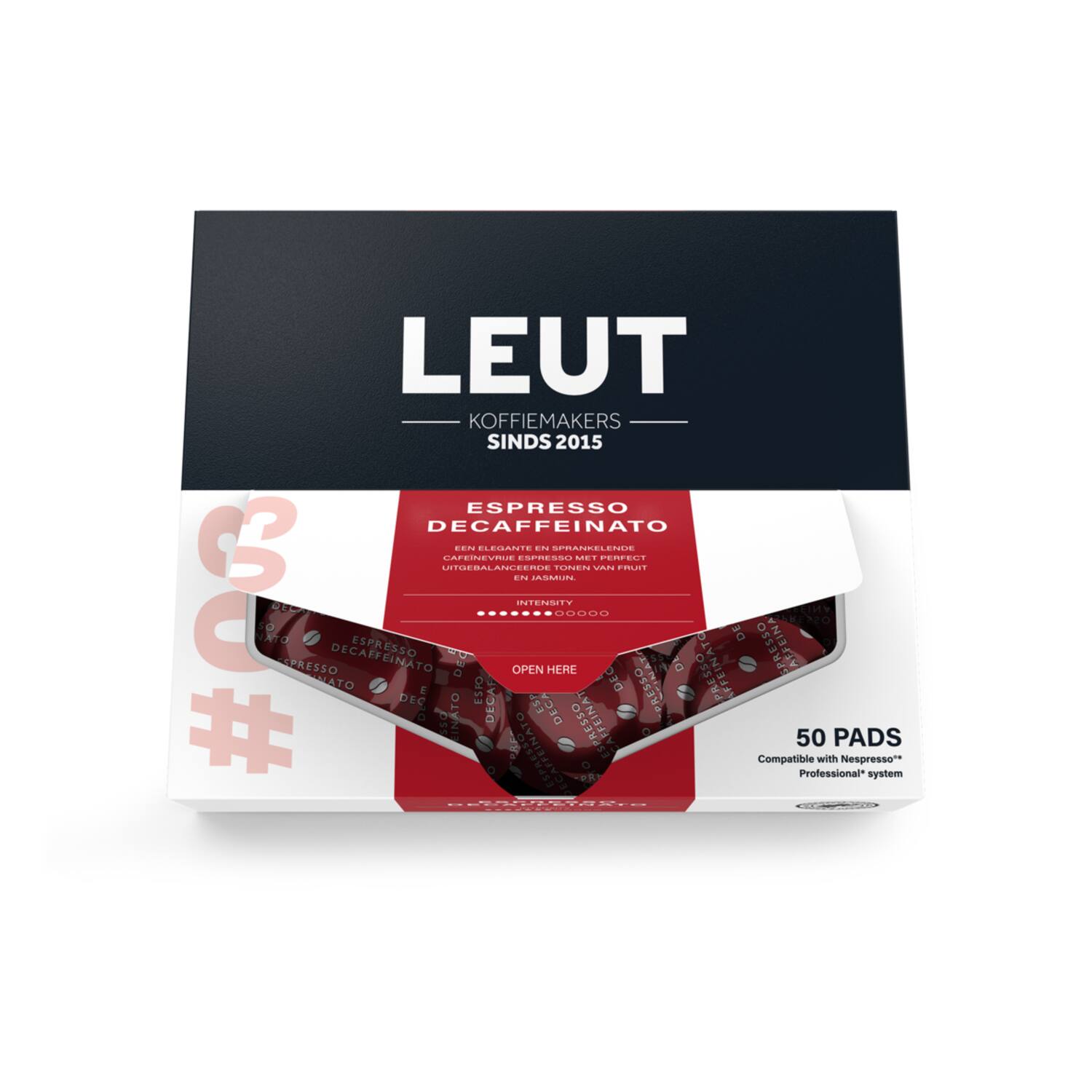 LEUT Pro koffie discs decaffeinato #03 6x50st