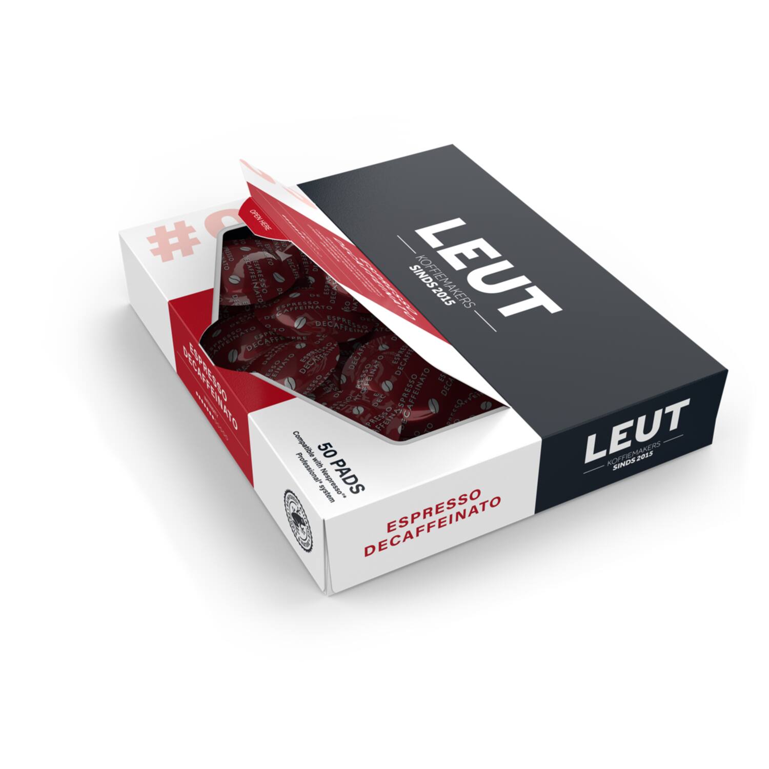 LEUT Pro koffie discs decaffeinato #03 6x50st
