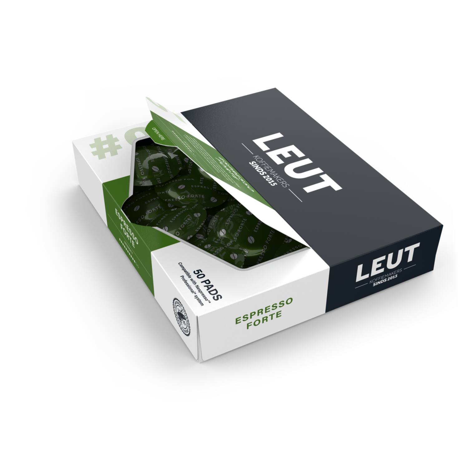 LEUT pro koffie discs espresso forte #01 6x50st