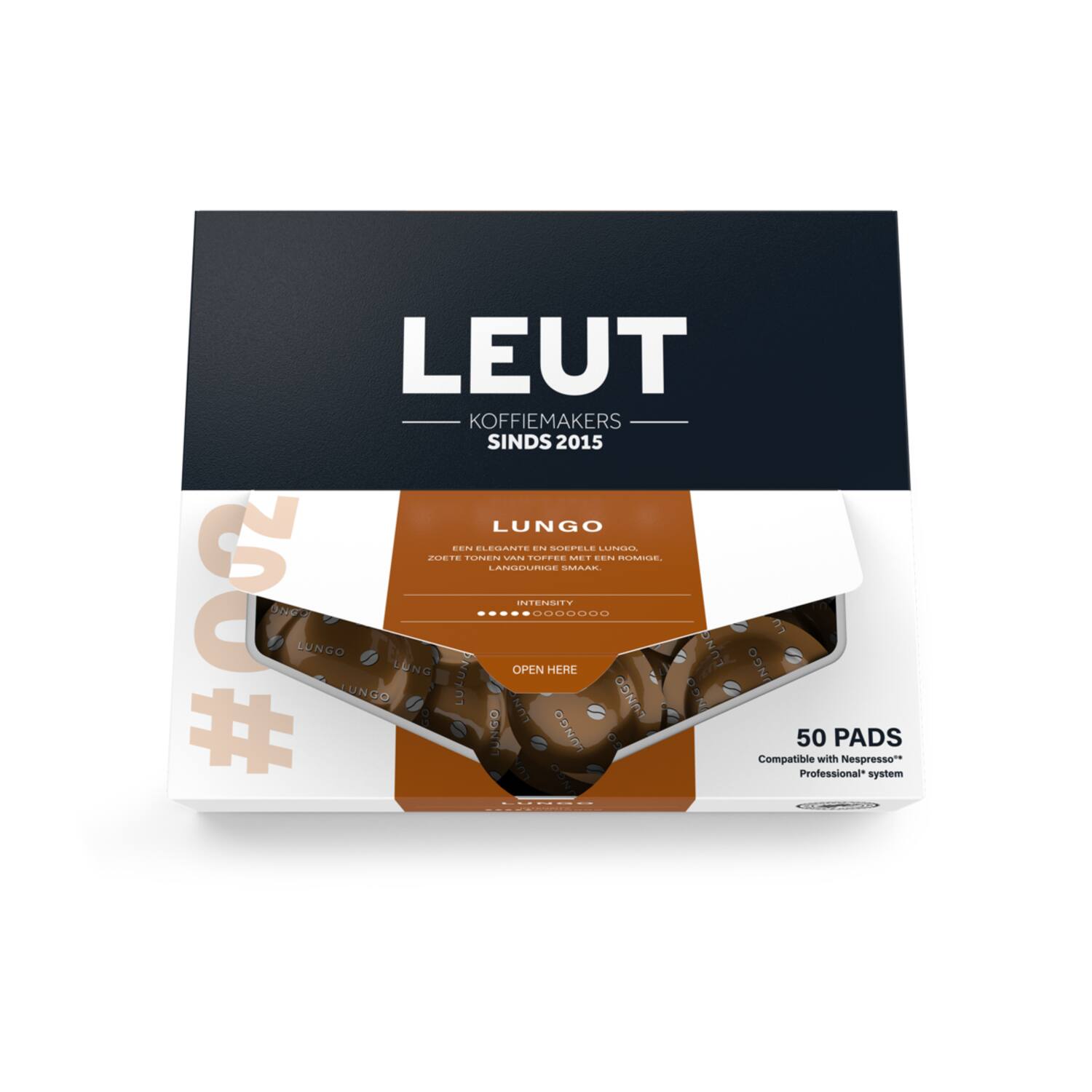 LEUT pro koffie discs lungo #02 6x50st