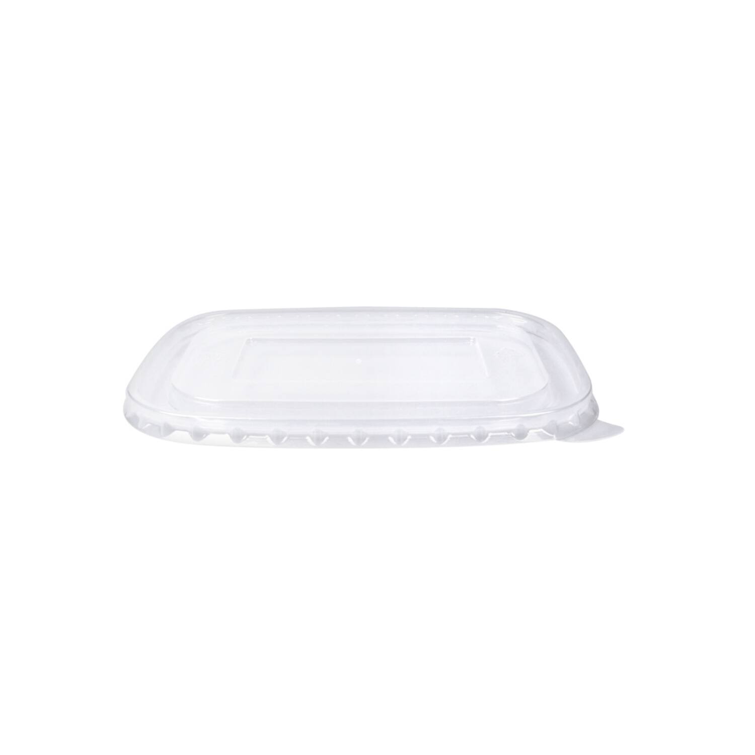 Kraft deksels voor maaltijdbakken PP 17,3x12,3x1cm 12x25st