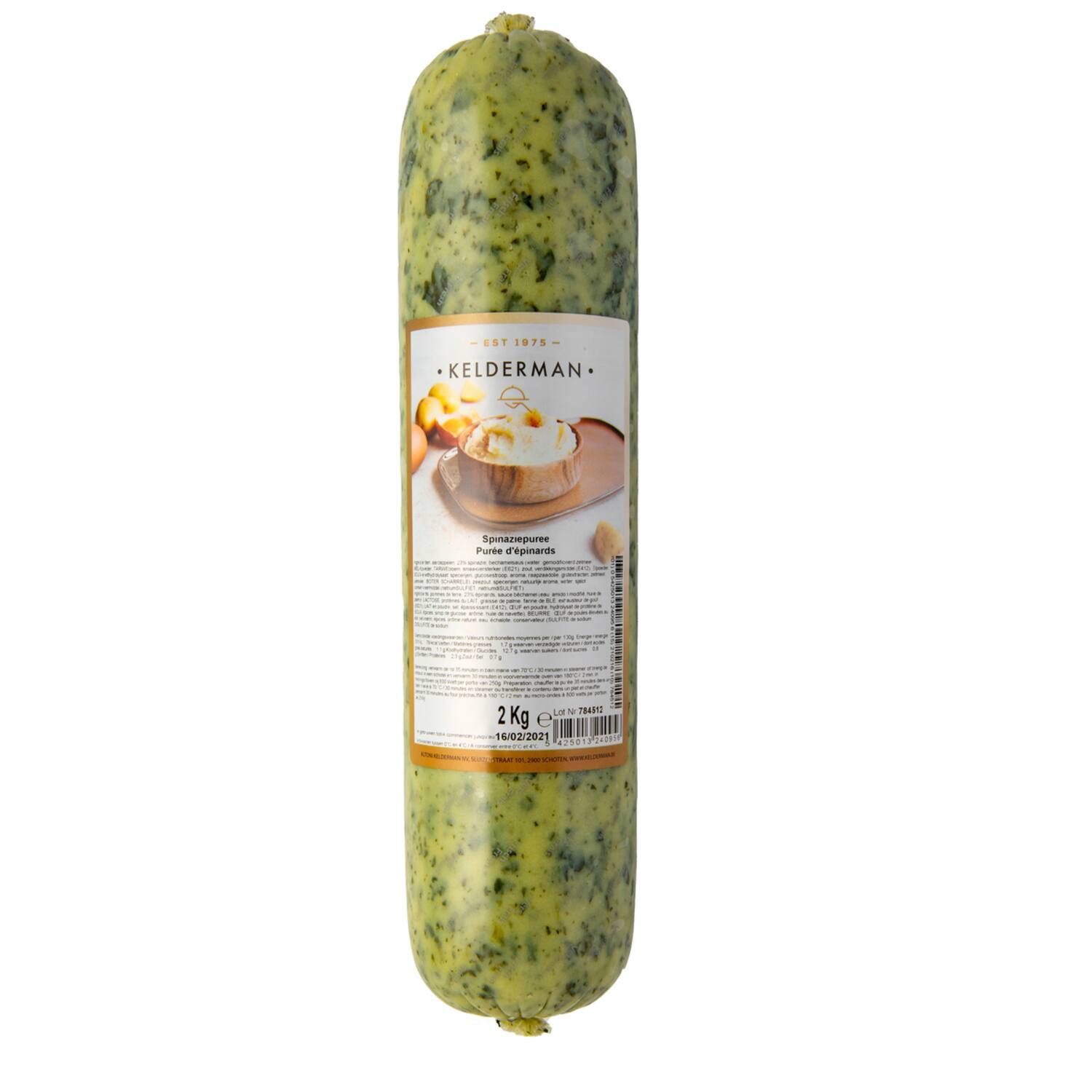 Kelderman spinaziepuree 2kg