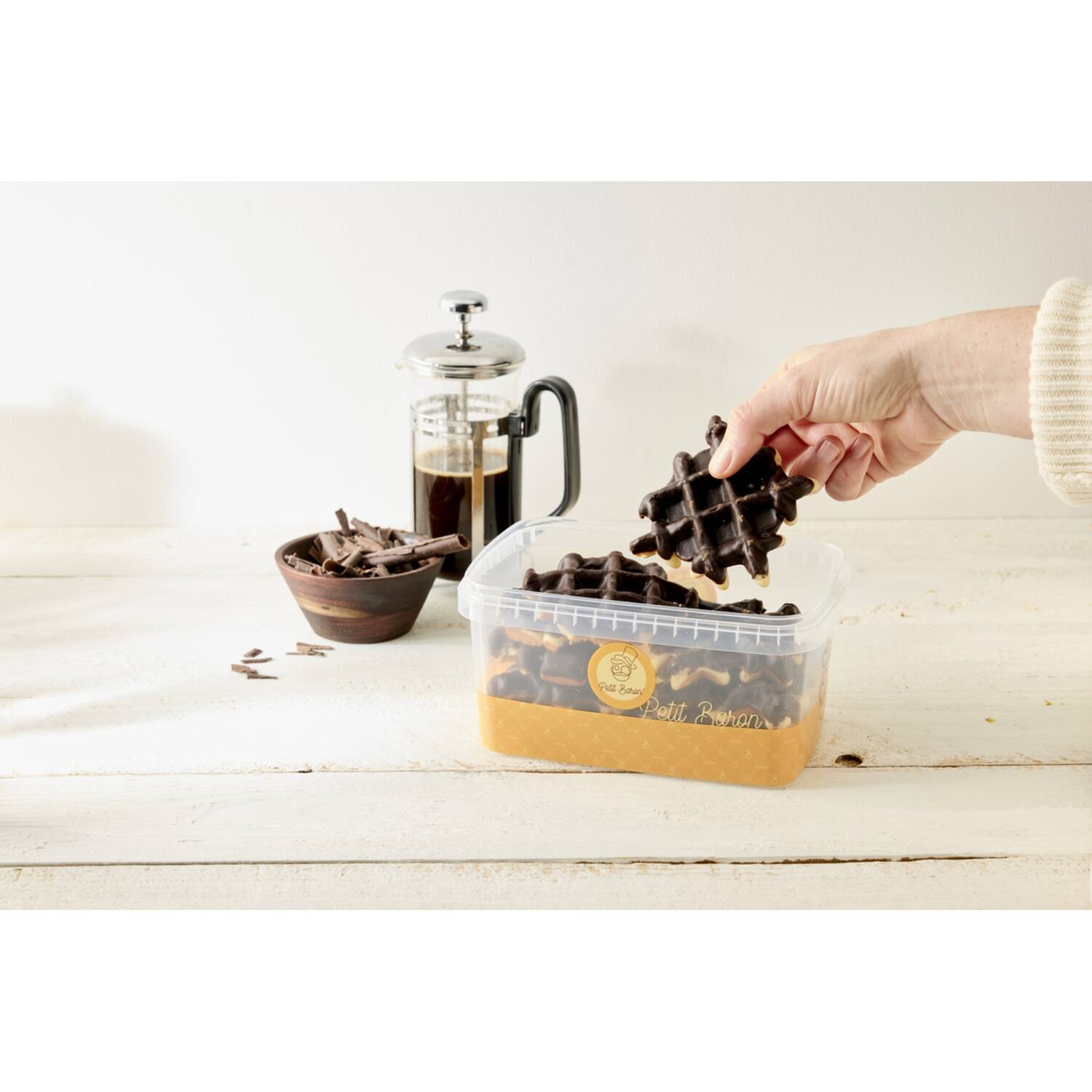 Arthur by Petit Baron boterwafel melk chocolade 12x8st