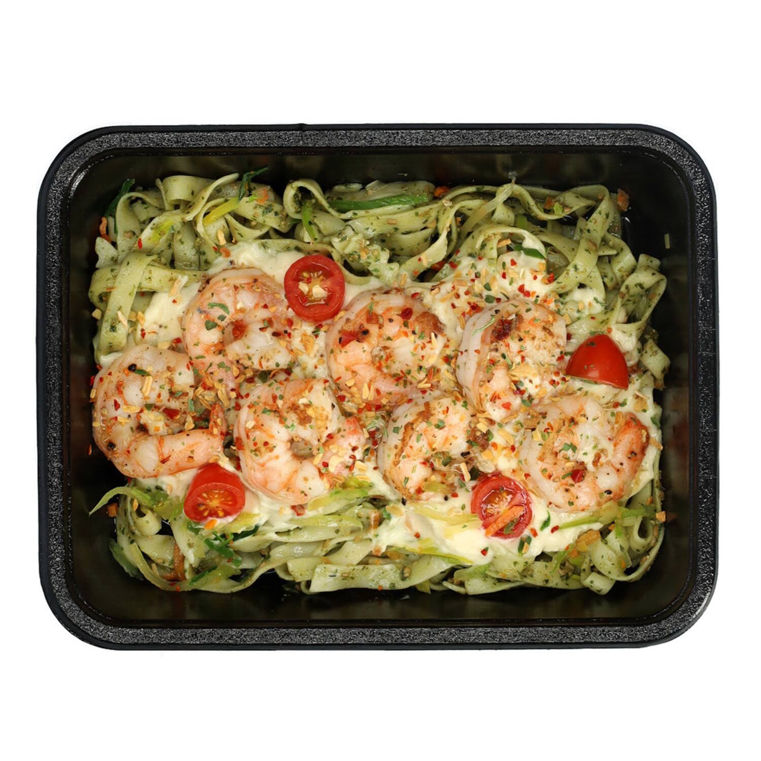 Marblo scampi met looksaus en tagliatelli 520g