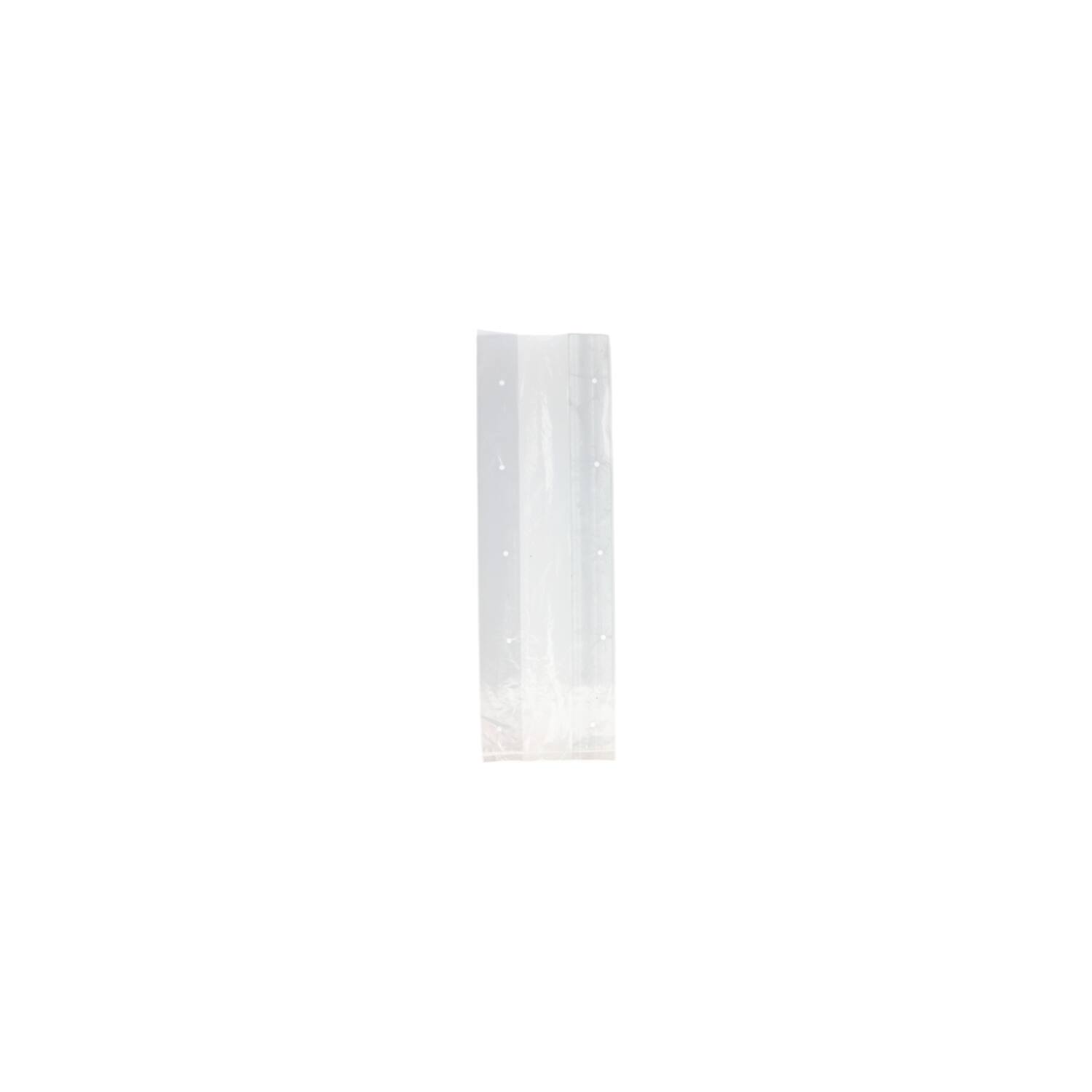 Premium Quality zijvouw zakken geperf. 16/5x50cm 20my 1000st