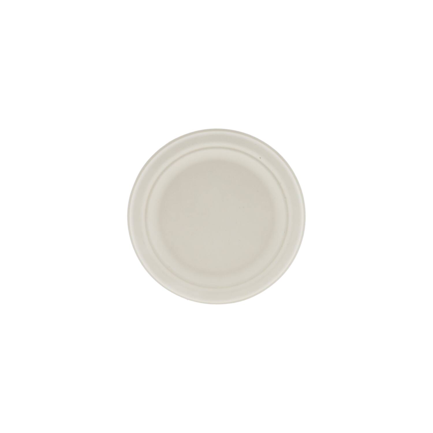 Premium Quality borden rond wit suikerriet Ø17cm 20x50st
