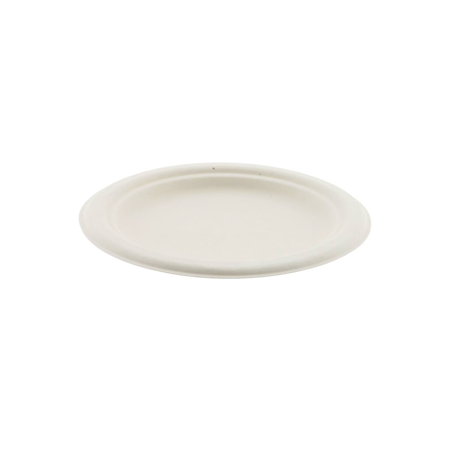 Premium Quality borden rond wit suikerriet Ø17cm 20x50st