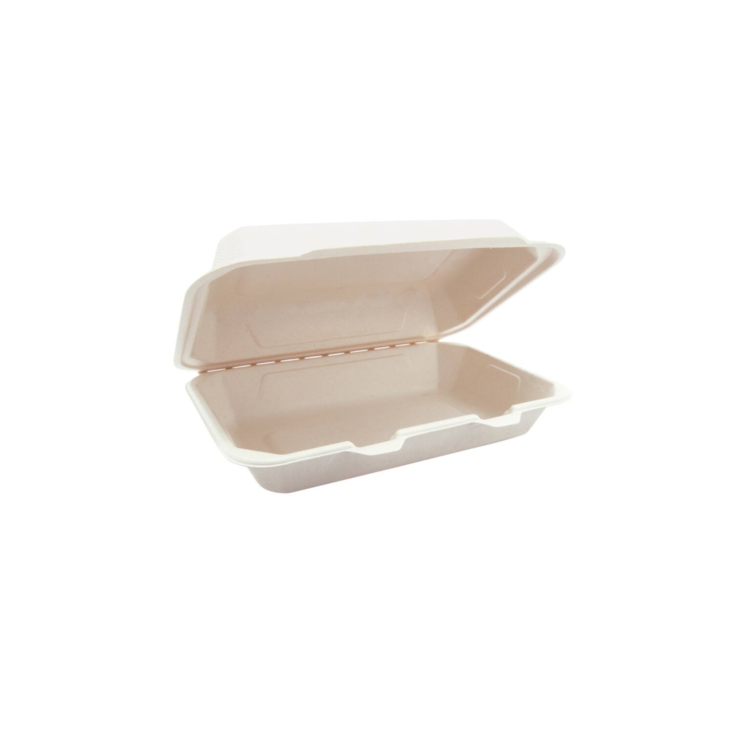 Premium Quality hamburgerboxen suikerriet 24x16x7cm 2x100st