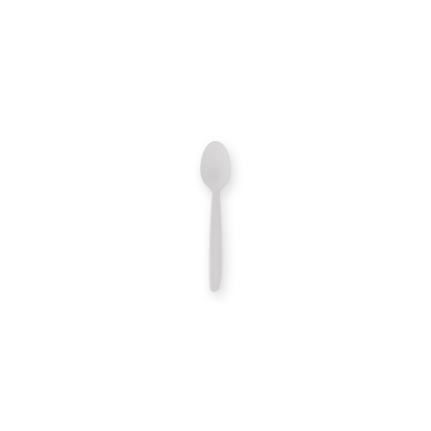 Premium Quality koffielepels herbruikbaar 13cm wit 40x50st