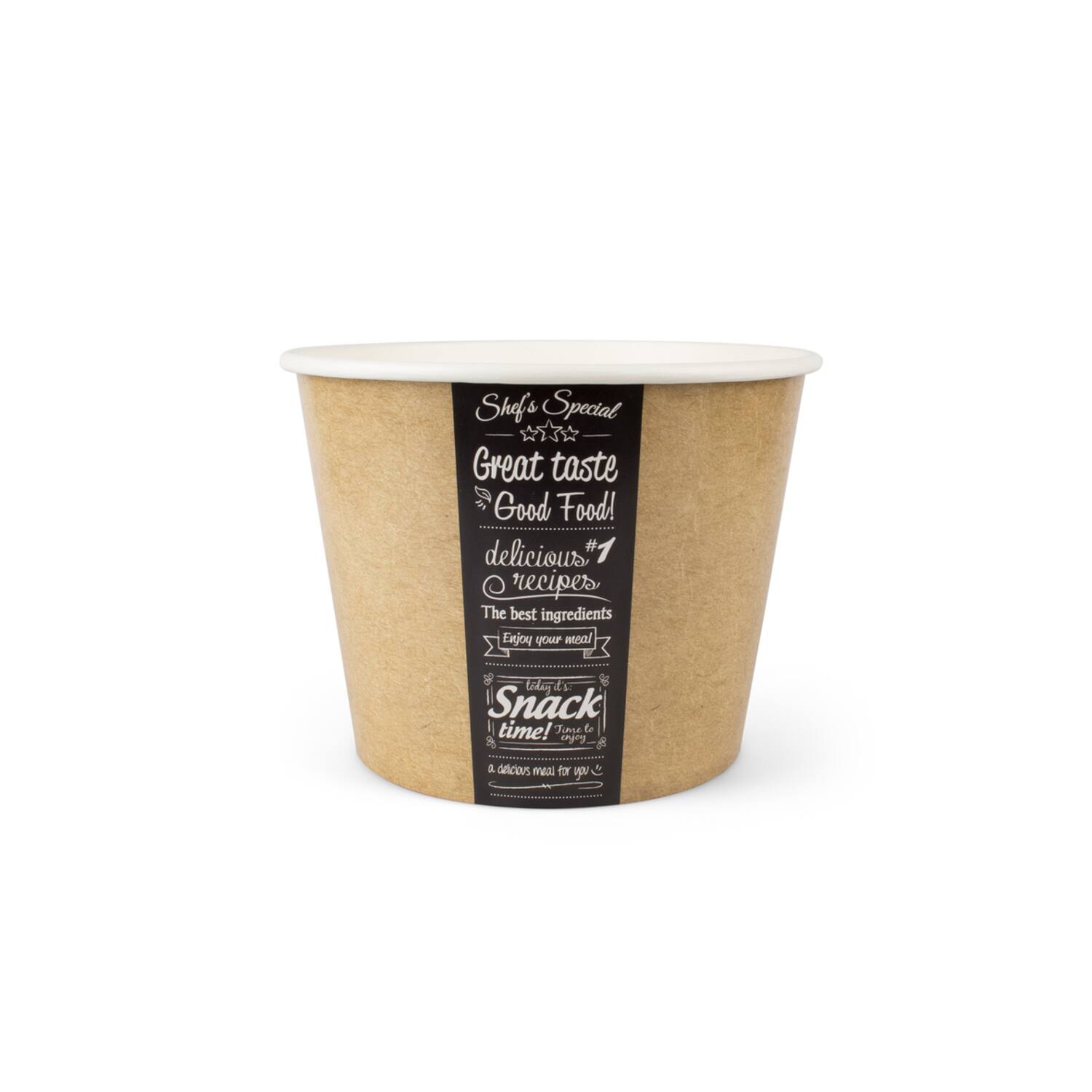 Premium Quality foodbuckets met deksel 3900ml Ø21,5cm 3x25st
