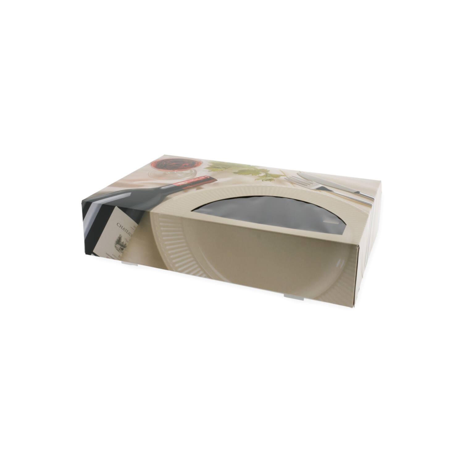 Premium Quality cateringdozen Bordeaux  46,4x31x8cm 10x10st