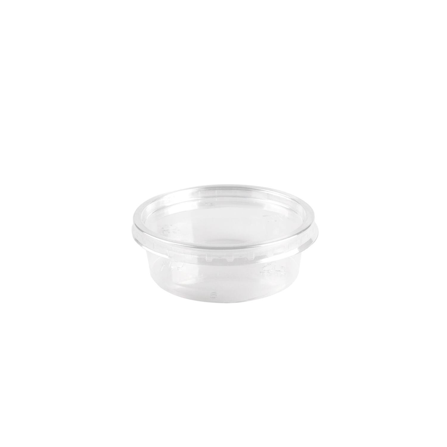 Premium Quality sausbakjes met deksel 78ml Ø8x2,7cm 5x100st