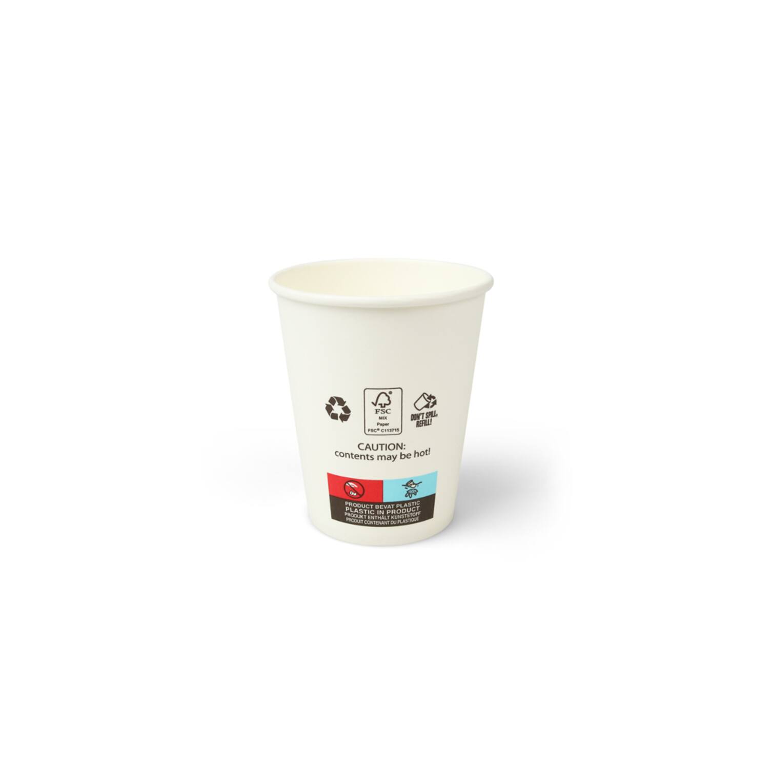 Premium Quality koffiebekers 150ml Ø7,03x8cm 25x100st
