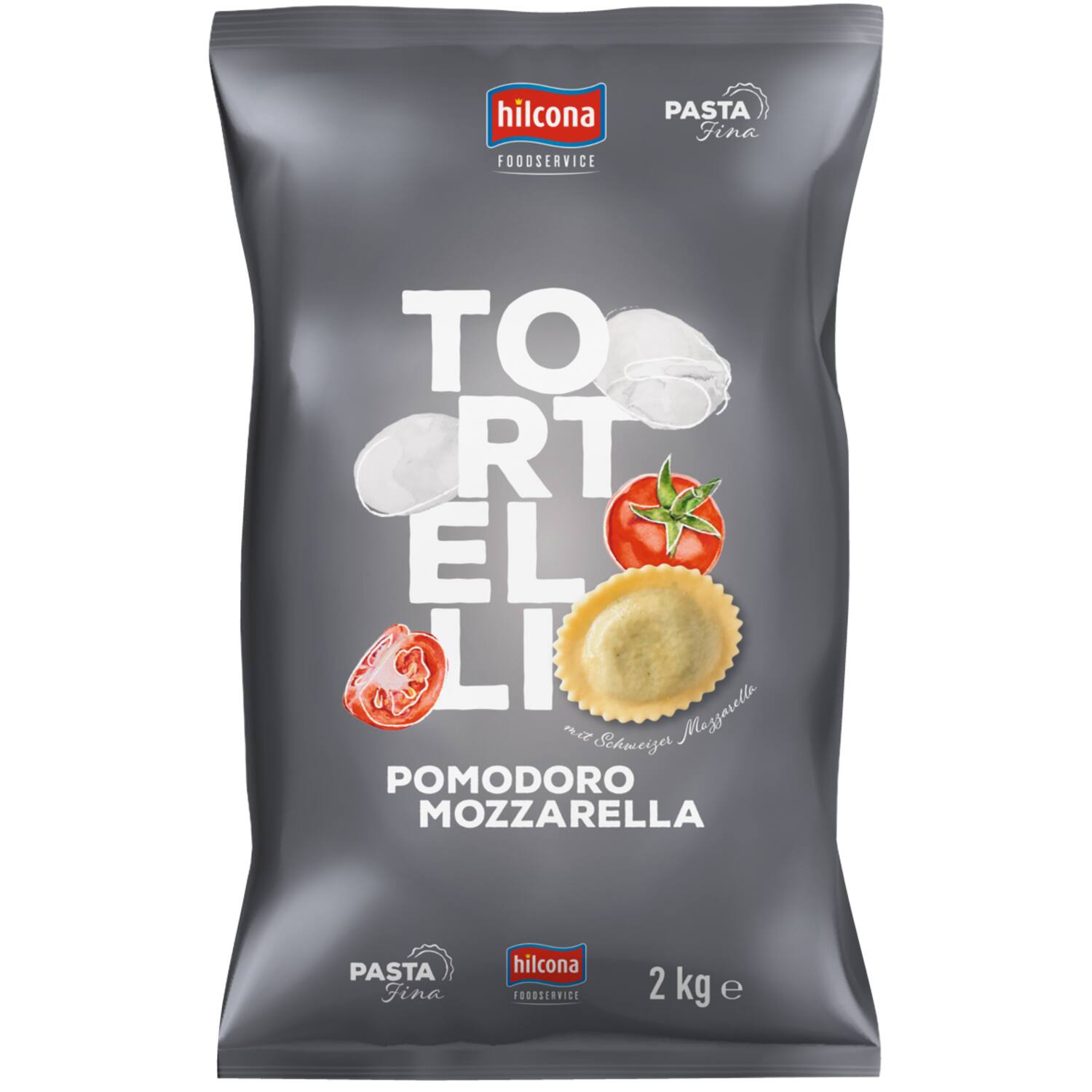 Hilcona tortelli tomaat-mozzarella 2x2kg