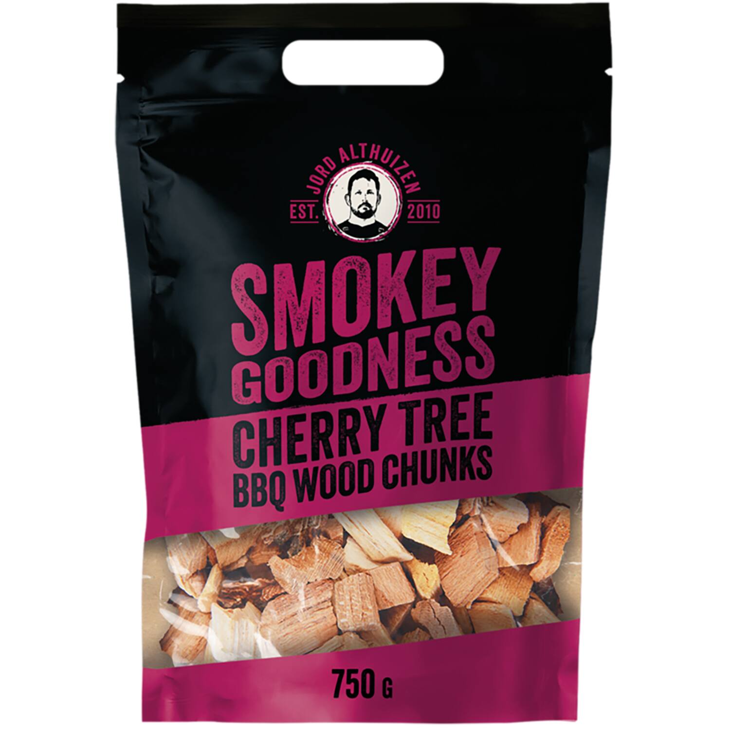 Smokey Goodness barbecuehoutbrokjes kers 6x750g