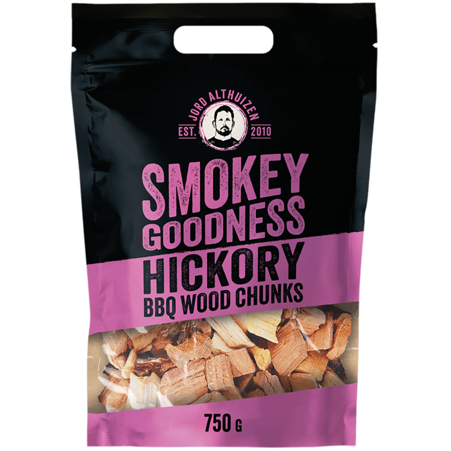 Smokey Goodness barbecuehoutbrokjes hickory 6x750g