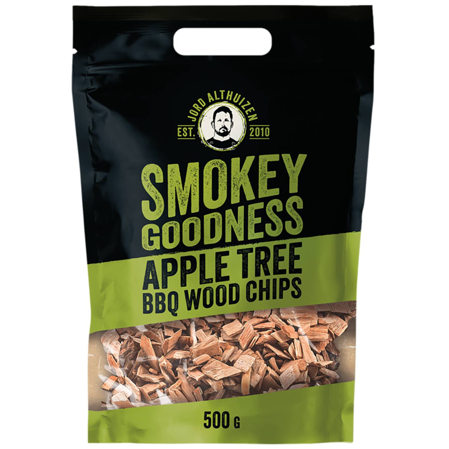 Smokey Goodness barbecuehoutsnippers appel 6x500g