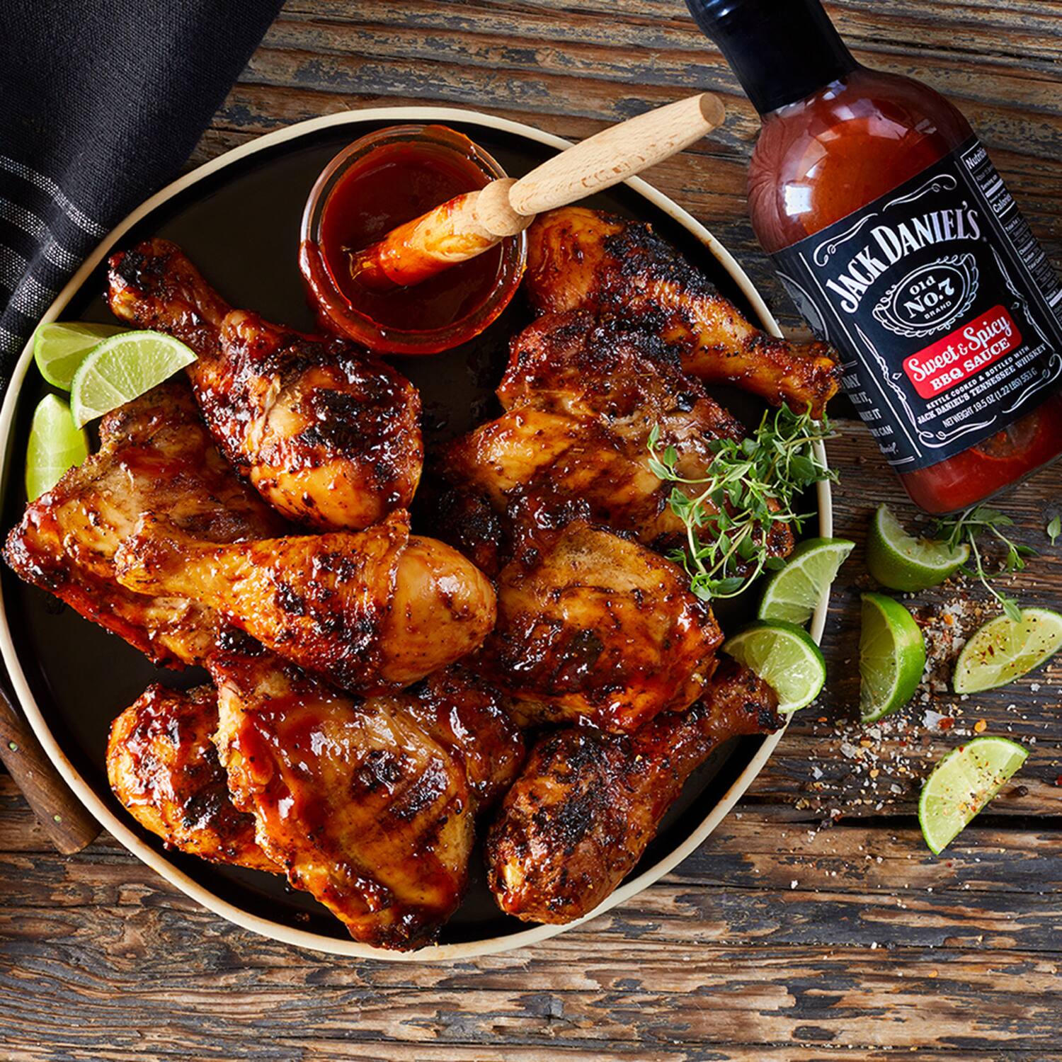 Jack Daniels BBQ sweet & spicy 6x553g