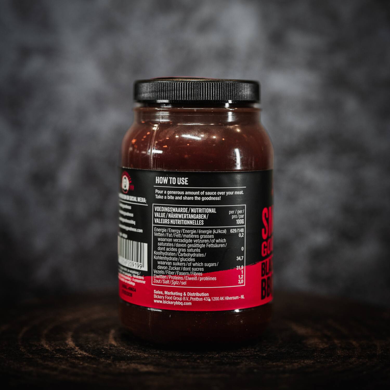Smokey Goodness barbecuesaus Black Cherry 6x500ml