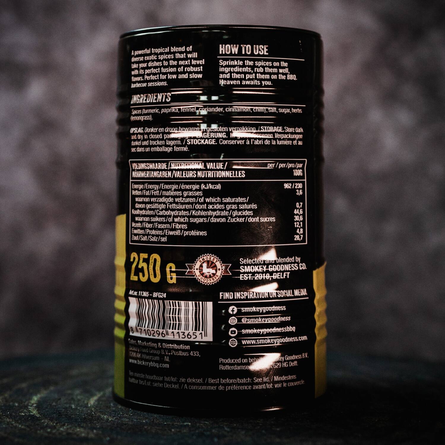 Smokey Goodness barbecuerub Tropical Thunder 6x250g