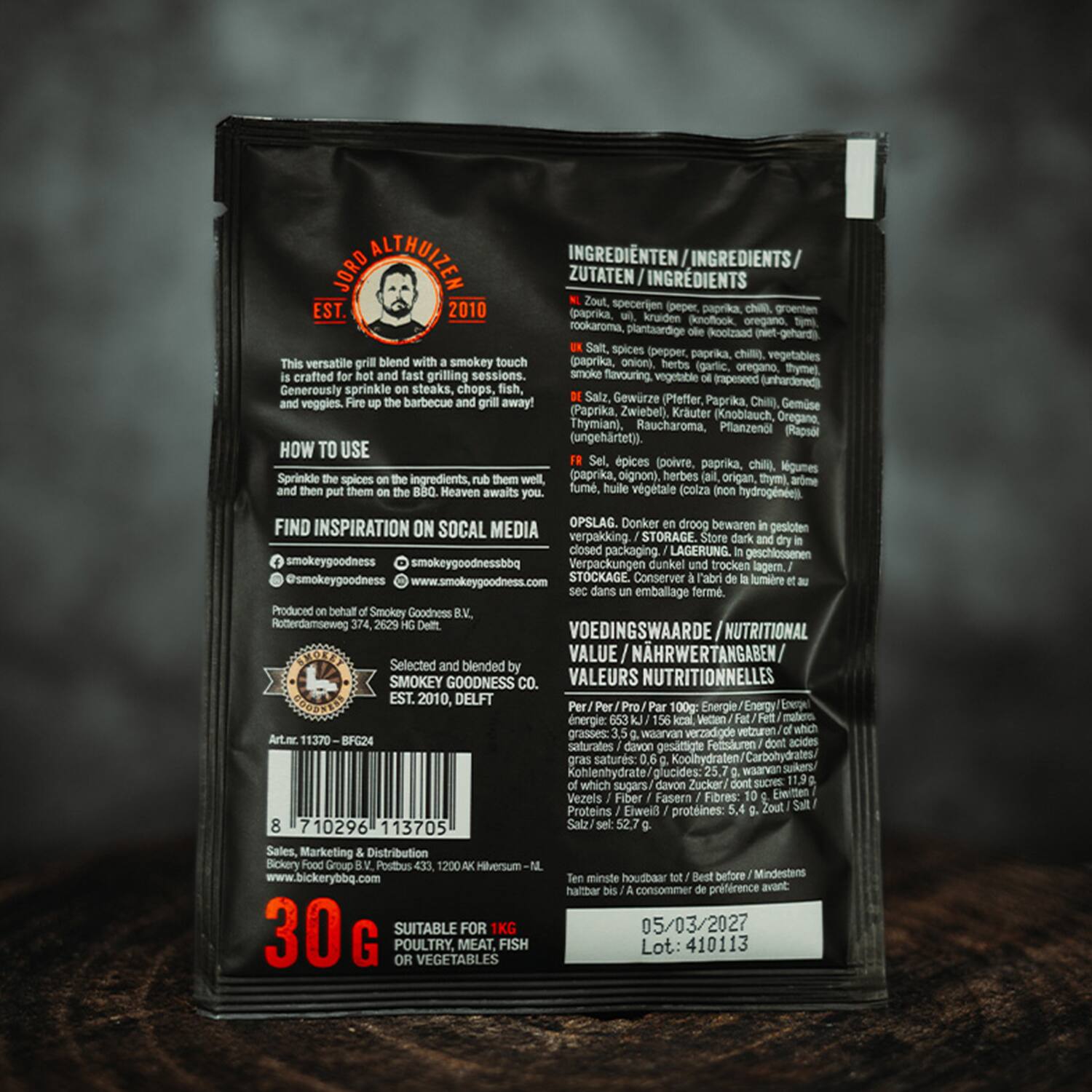 Smokey Goodness barbecuerub Grill Blend 16x30g