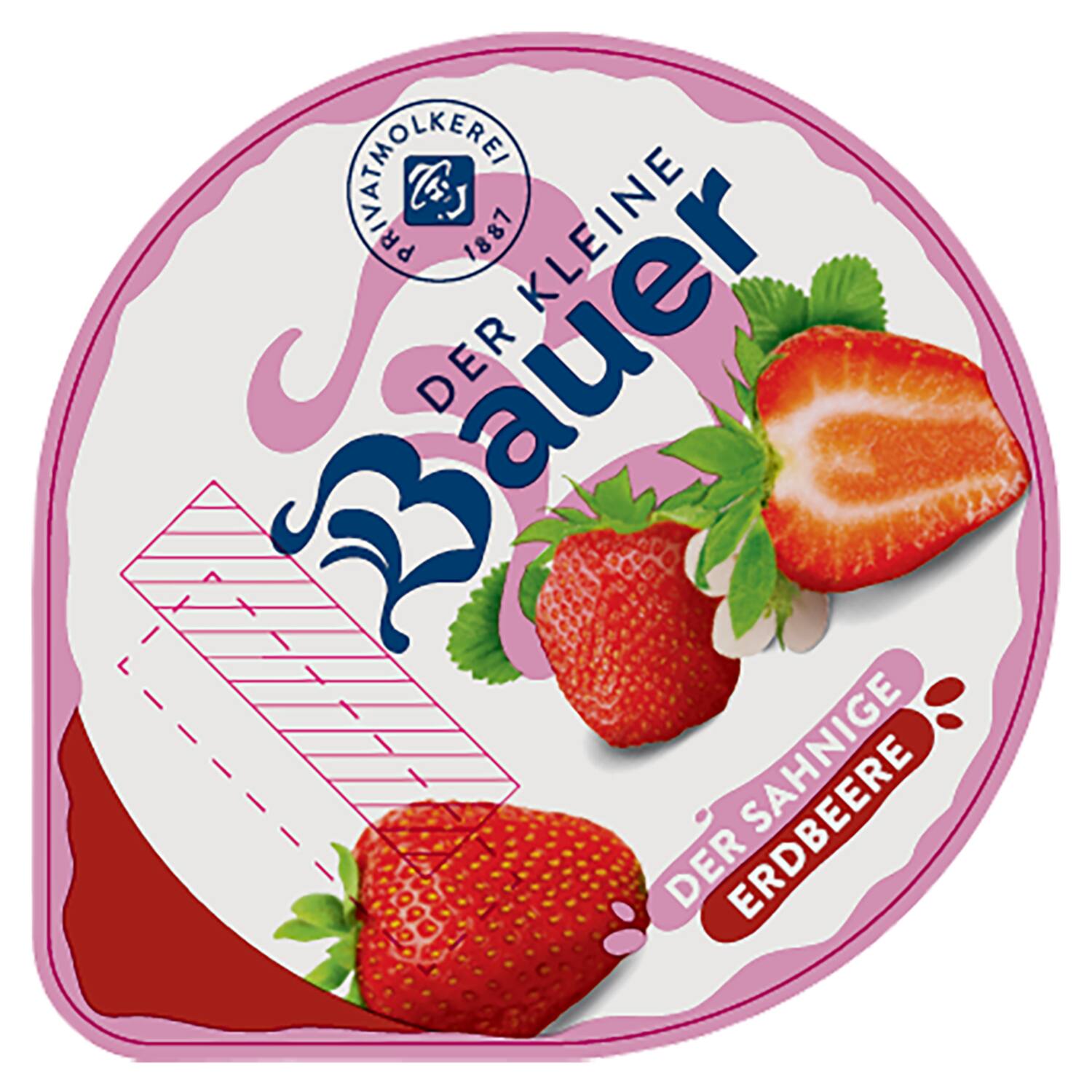 Bauer roomyoghurt vruchten assorti met 4 smaken 20x150g