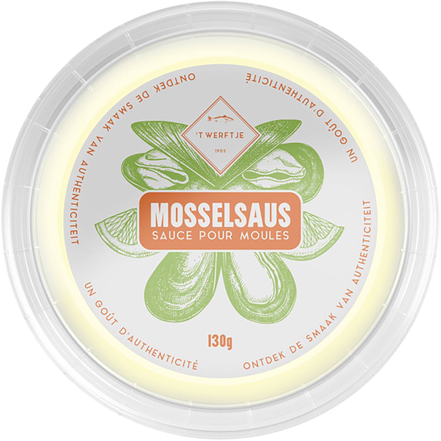 't Werftje mosselsaus 12x130g