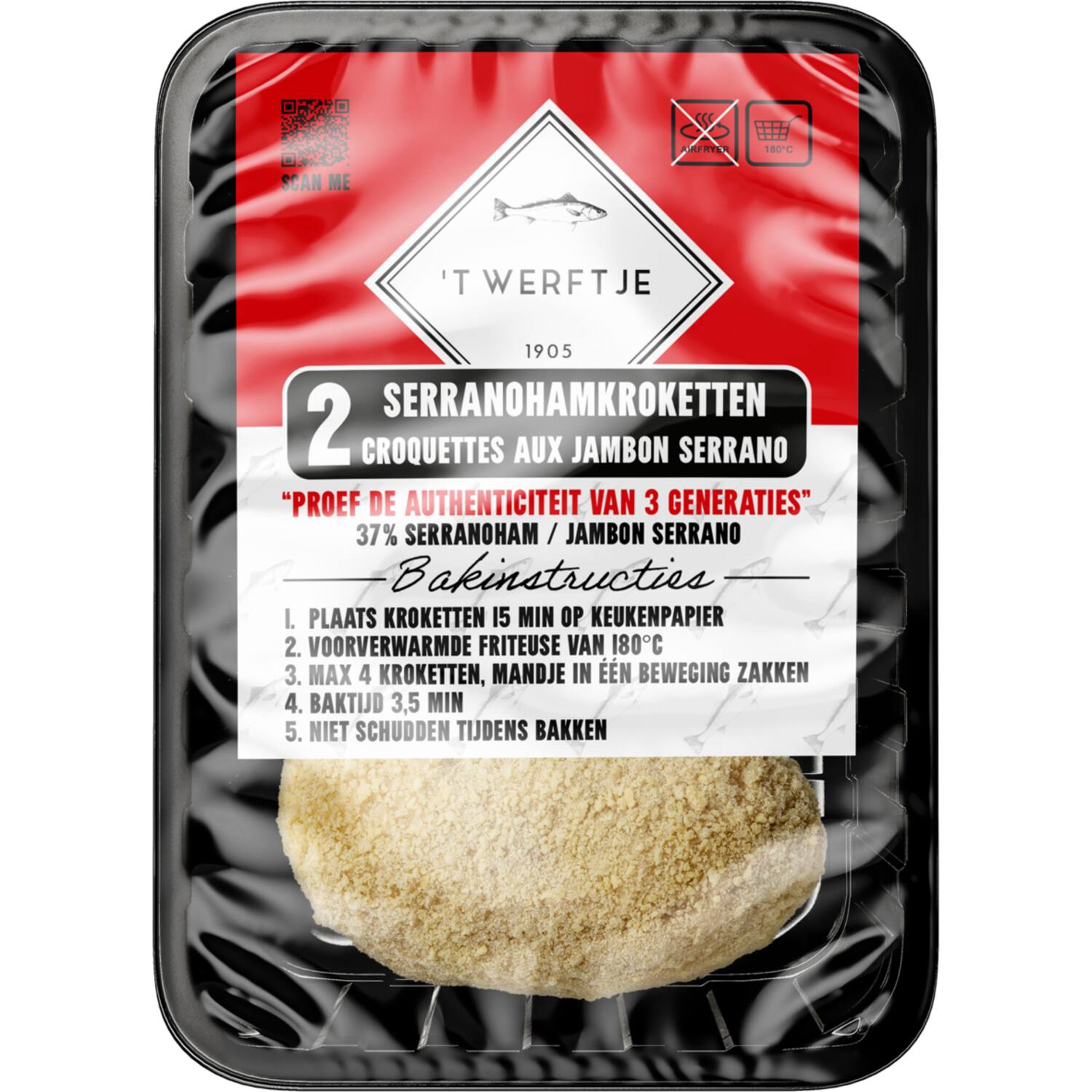 't Werftje serranohamkroketten 2st