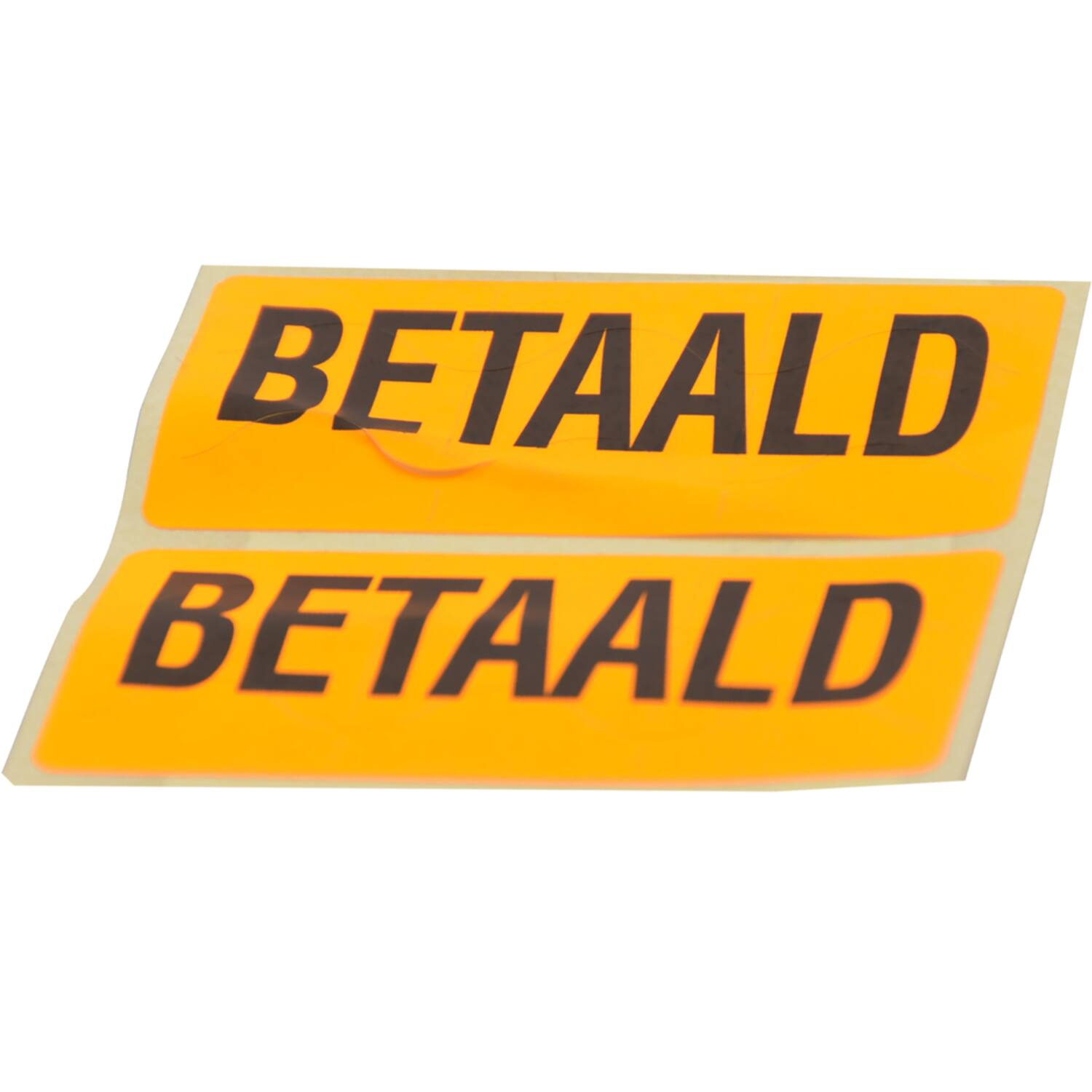 Etiketten 'betaald' 1000st